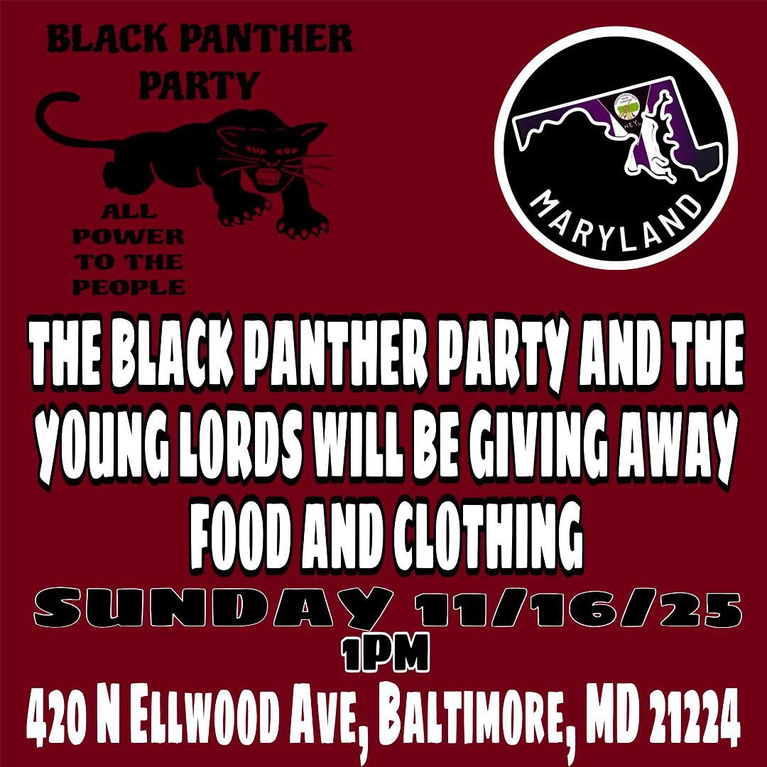 This Sunday at 1PM join @neyl.maryland and @bpppennsylvaniachapter for their food & clothing distribution in the #EllwoodPark community. 🤎✊🏽
@tolas_room will be there to support, please considering joining us. For more information or if you’re able to contribute food or clothing donations, please contact @neyl.maryland
If we don’t stand up for us, who will. 📢
Xoxo
#communityfirst
#wethepeopleforthepeople