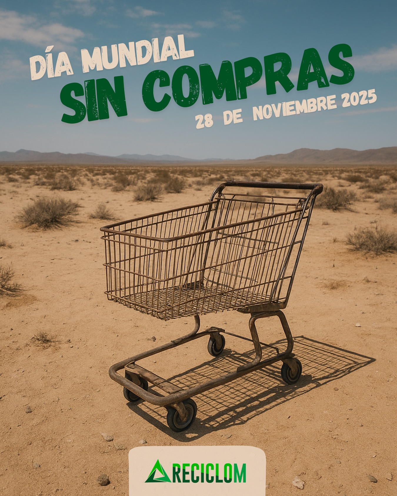 Día Mundial Sin Compras
🛍️ Hoy hacemos una pausa al consumo para reflexionar sobre lo que realmente necesitamos. Este día busca fomentar un estilo de vida más consciente, reducir el impacto ambiental y recordarnos que consumir menos también es una forma de cuidar el planeta 🌍✨
Pequeños cambios, grandes impactos. 💚♻️
#díamundialsincompras #consumoresponsable♻️ #cuidemoselplaneta🌎 #educacionambiental #sostenibilidad♻️ #reciclaje #reducereutilizarecicla