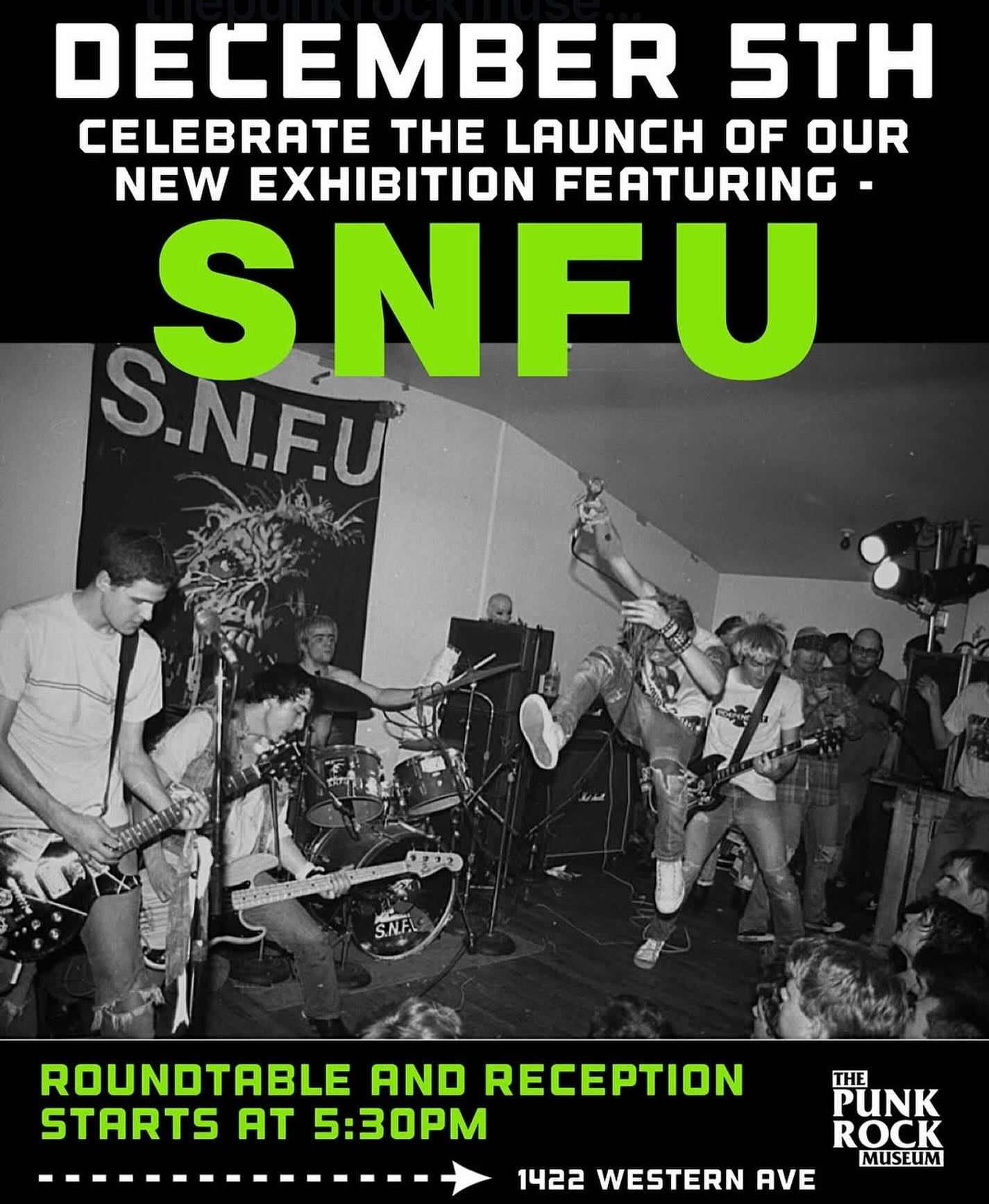 On Friday, December 5th join us in celebrating the 40th anniversary of SNFU’s legendary album ...And No One Wanted to Play-reissue coming out on Trust Records!
This is a not to be missed celebration including guided tours with the Belke brothers, a SNFU exhibition, exclusive merchandise and the reissue available as well as a lot more surprises!
Book your tickets now for a guided tour with the Belke brothers!