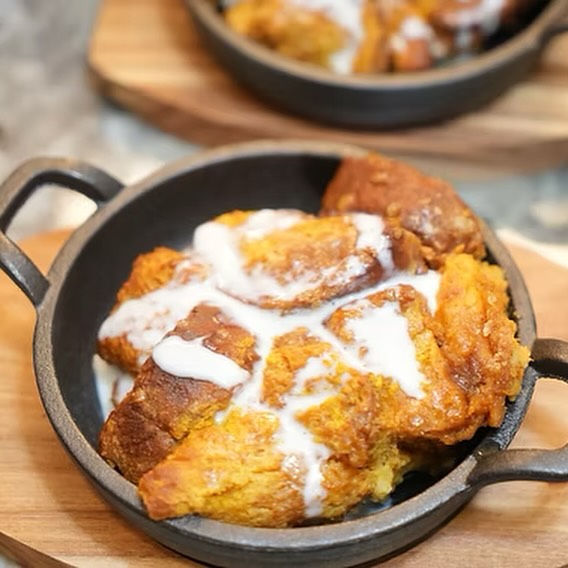 Pumpkin Bread Pudding with a rich Bourbon Sauce is now on the blog! This one felt like a little taste of home and a cozy touch of fall. Perfect for gatherings or a sweet evening treat. 🍂 Link in bio!
Hashtags:
#pumpkinbreadpudding #fallbaking #autumnrecipes #southernbaking #fromscratchbaking