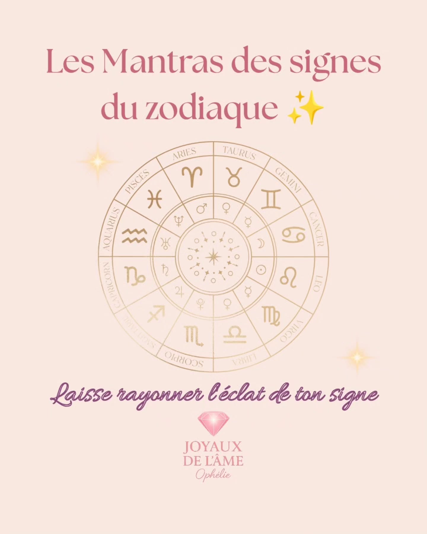 Feu & Terre 🔥🌿
✨ Chaque signe porte une lumière unique.
Ces mantras sont une invitation à te reconnecter à ton signe, à sa force, à sa douceur, à ce qu'ils éveillent en toi.✨
🌌 Tu peux lire ton mantra selon ton signe ou ton ascendant,
ou suivre ton intuition vers celui qui t'appelle.
💫 Accueille les mots, laisse-les simplement te toucher.
✈️ Le voyage continue...
Les six autres signes ( Air & Eau ) t'attendent dans le deuxième carrousel.
Et toi, lequel de ces mantras a résonné en toi ?
Dis-le-moi en commentaire 🥰
💎 Pour tous renseignements, soins énergétiques ou guidances personnalisées me contacter en DM 💌
#signesastrologiques
#eveilspirituel
#joyauxdelame
#energie
#mantra
#guidancespirituelle
#ame
#therapieholistique