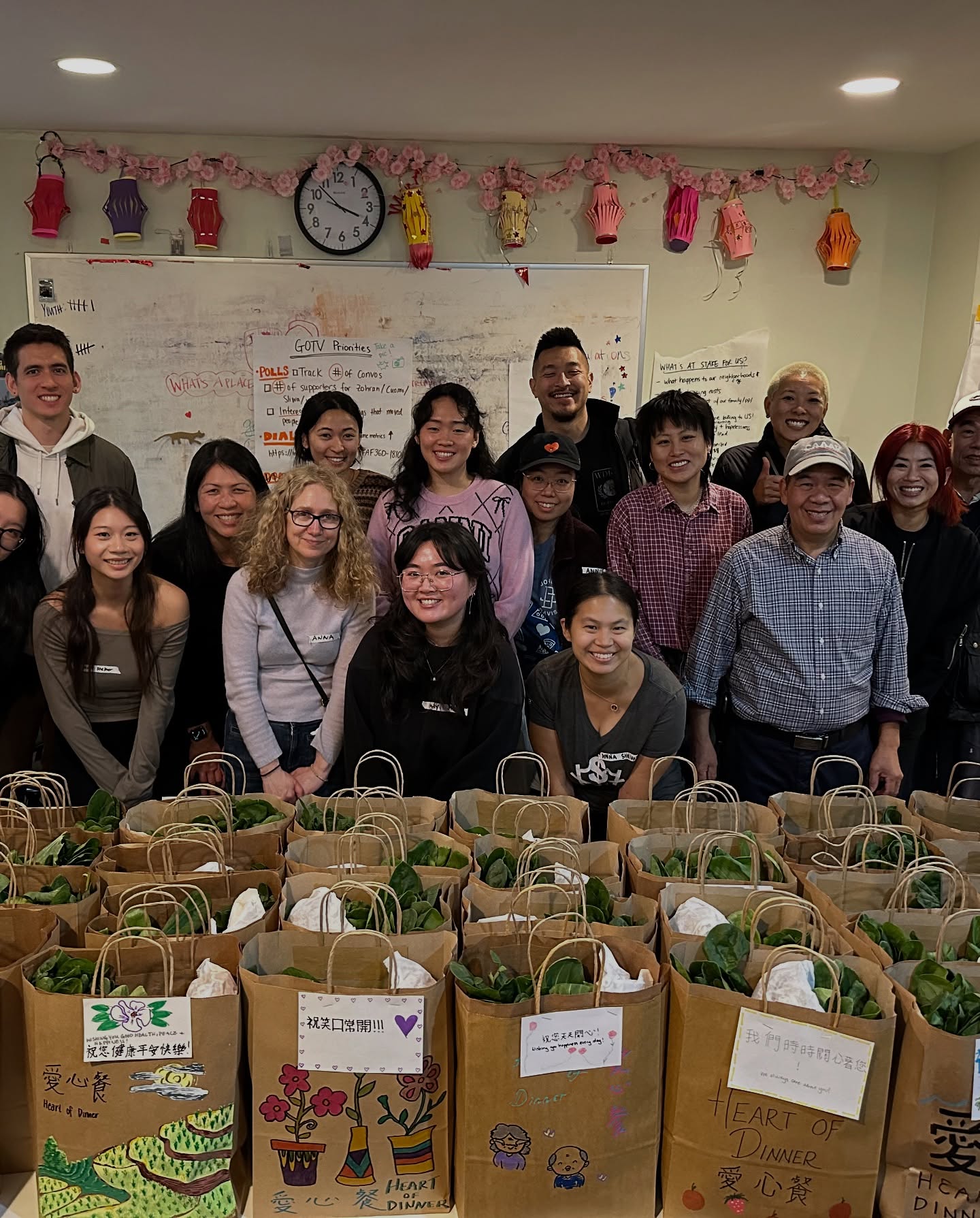 On October 31, we announced Heart of Dinner’s Emergency SNAP Relief as Elders across the city were about to find their foundational food benefits suddenly gone.
Last week, we delivered our first 110 nourishing care packages in Chinatown, Elders thoughtfully identified by our friends at @caaavnyc as among the most impacted. Our team + volunteers built each care package with culturally thoughtful groceries, handwritten love notes, and hand-illustrated art to remind our Elders how cared for they are. Especially in this fragile moment.
SNAP funding is only now restarting, but the past 43 days left so many still facing confusing timelines, recertifications, reduced benefits, and long-standing barriers. Especially Asian American older adults living alone. Many are still stretching meals, still worried, still unsure of what comes next.
This is why we’ll continue our Emergency SNAP Relief through the end of the year, providing steady nourishment every week. Heart of Dinner care packages support 2–3 days of meals (and many stretch even longer), offering a moment of stability when so much remains unpredictable.
And while this relief work continues, so does our ongoing weekly nourishment of 700 Asian American older adults across Manhattan, Brooklyn, and Queens—neighbors who have lived with food insecurity and social isolation long before this shutdown and still face barriers to accessing SNAP (or never received the support they needed.)
Asian American older adults have been neglected in conversations around food insecurity + emotional well-being. We feel deeply grateful to nourish our Elders and bring visibility to neighbors who have been left out of the narrative for generations.
To our donors, partners, volunteers—THANK YOU for helping us move QUICKLY and with so much love. From dear friends @ramenbyra gifting ramen kits + @partybusbakeshop donating every scallion bun, to the volunteers who jumped in right away, friends and longtime supporters who even flew in to help. You helped us nourish 110 Elders to urgently fill a gap.
If you feel moved to support, please consider donating. Your uplifting helps us continue nourishing our Elders week after week.