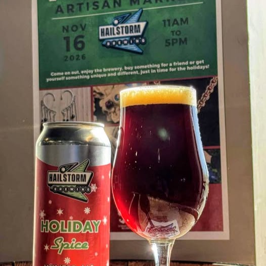 Today is the day. The Flurry Artisan Market is back at Hailstorm Brewing in Tinley Park, bringing a festive mix of local artists, handmade goods and holiday shopping from 11am to 5pm. This show has grown into one of the most popular winter markets in the area, and this year’s lineup includes several artists making their debut at Hailstorm such as Scents of Time, Chip Valecek, Growing with Intention, Good Spirits Vintage, Atlas Art Designs and Cins Crafty Creations. We also just added Bosco’s to the roster.
Expect a huge variety of gift ideas including art, jewelry, candles, décor, plants, vintage items, soaps, apparel, hot sauces, baked goods, roasted nuts, coffee and more. Families, friends and holiday shoppers can explore over three dozen talented makers in one stop.
Hailstorm is also rolling out fan favorites today. Holiday Spice returns, their seasonal spiced strong dark winter ale layered with cinnamon, ginger, molasses and warm holiday spices. Smoked Wings are back as well, made in-house on barrel staves and served with ranch and celery. It’s the perfect combination of great food, local shopping and a relaxed indoor brewery setting.
Hailstorm Brewing is located at 8060 186th St. in Tinley Park. Free parking on site and in the surrounding streets. Curated by the Streetz Artz Alliance. Patch recently published a feature on today’s market, and with the weather cooperating and new artists joining the lineup, it’s a great day to come out and support local.
#craftbeer #beerandart #artiisanmarket #flurryartisanmarket #craftshow #holidayshopping #sipandshop #tinleypark #intinleypark #tinleyparkshow #drinkillinois #artandbeer #streetzartzalliance #shoplocal #shophandmade