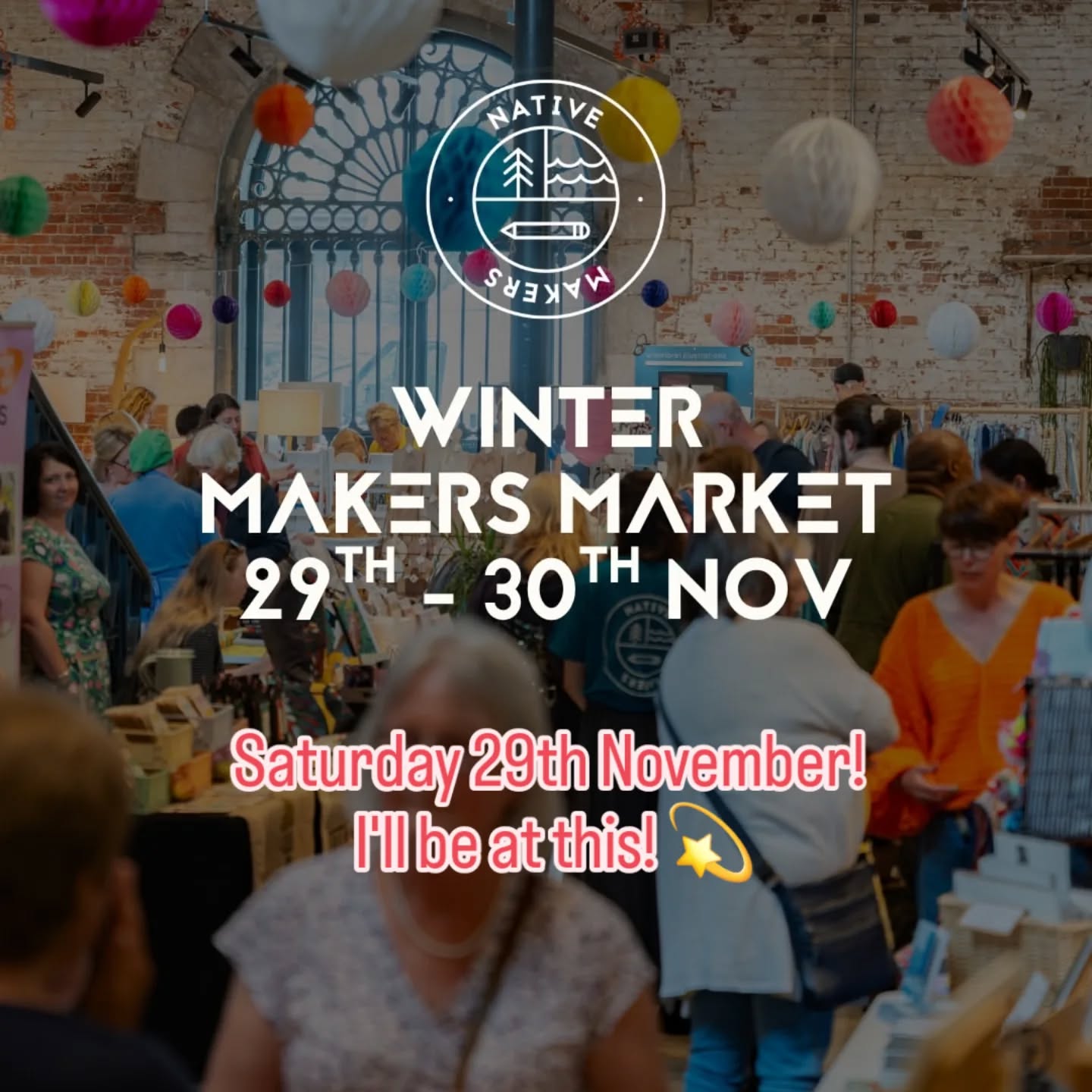 I will be at this wonderful @nativemakers event on Saturday 29th November with my cosy unique Blanket Coats, Warmers and more!
Market Hall, Duke Street, Devonport PL1 4PS
10am - 4pm 💫
#markethall
#nativemakers
#wintermakersmarket
#handmade
#slowfashion
#madeindevon
#southwest
#forthewin
#blanketcoat
#original
#wool
#sustainablefabrics
#unique
#ownit