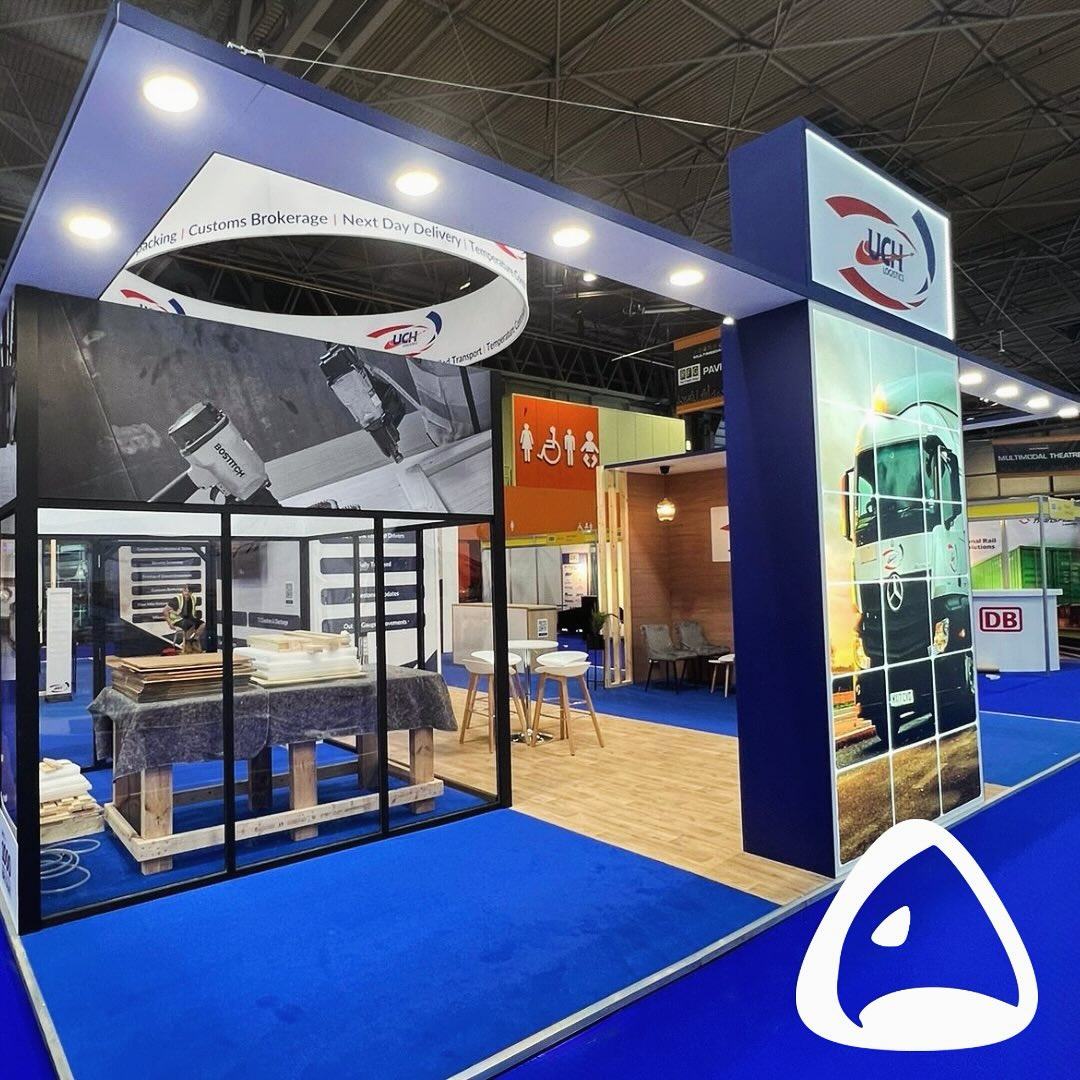 Our team successfully delivered a 120m² custom-built stand for UCH Logistics at Multimodal.
The build featured bespoke 4000mm lightboxes, a striking hanging display, and multiple demo areas designed to maximise engagement and visibility across the show floor.
#ExhibitionDesign #StandBuild #UCHLogistics #Multimodal #EventProduction #BrandExperience #TradeShowDesign #ExhibitionStand #EventProfs #ProjectDelivery