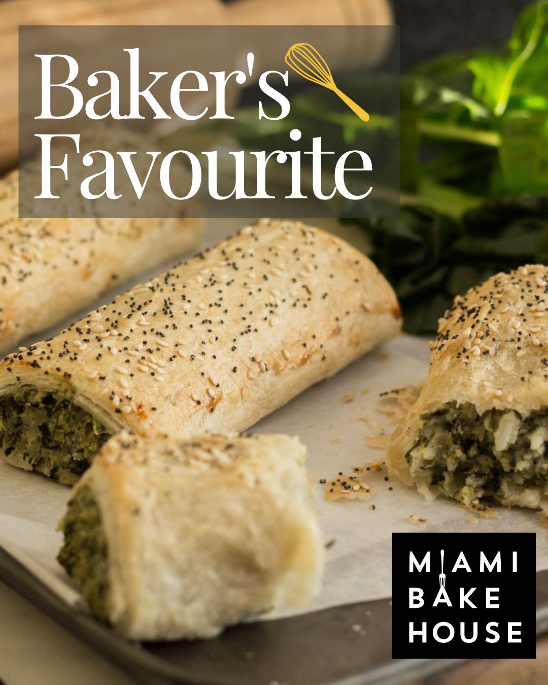 Baker’s Favourite: Savoury and Satisfying
Our Spinach & Ricotta Sausage Roll is a golden, flaky pastry filled with creamy ricotta, spinach, and a touch of herbs. Handmade with care, it’s the perfect veggie-friendly snack for any time of day.
It’s a Baker’s Favourite for good reason - hearty, flavour-packed, and impossible to resist.