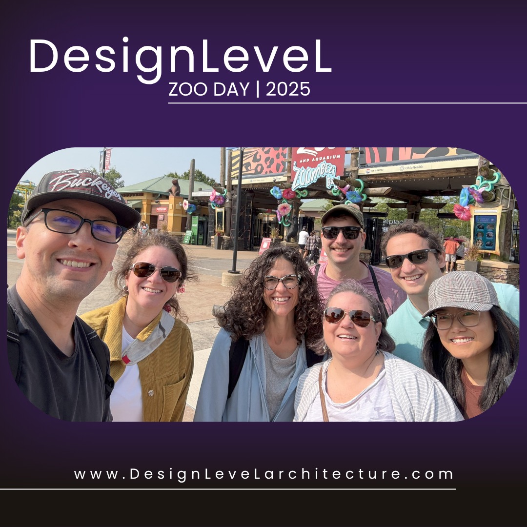 DesignLeveL Celebrating 15 Years over 15 Days!
To cap off our 15 Days Celebrating 15 Years of DesignLeveL, our team spent the day at the Columbus Zoo and Aquarium—learning, exploring, and having fun together! We toured the animal nutrition center, several back-of-house facilities, and our newest Columbus Zoo and Aquarium project, The Ohio Center for Wildlife Conservation.
In the past 15 years we have met and worked with extraordinary people, have had the opportunity to work on incredible and challenging projects, and have formed a diverse and creative design team that is ready to take on whatever might be next; we are grateful for one another and grateful for what DesignLeveL has grown into.
Balanced | Thoughtful | Flexible | Sustainable.
DesignLeveL.
Here’s to another 15 years!
#TeamDay #ColumbusZoo #Architecture #AnimalCare #DesignInAction #WorkAndFun #LearningTogether #StudioMilestone #15YearsOfDesign #ArchitectureStudio #DesignThatCares #ZooDay #ArchitectureForAnimals #AnimalHealthcare #ZooHealthcare #WildlifeHealthcare #AnimalWellbeing #AquariumHealthcare #ZoologicalHealthcare
#AnimalHealthcareArchitecture #HealthcareDesign
#GovernmentDesign #CreativeWorkspace #BuiltWithPurpose #DesignCommunity
#WorthingtonOhio