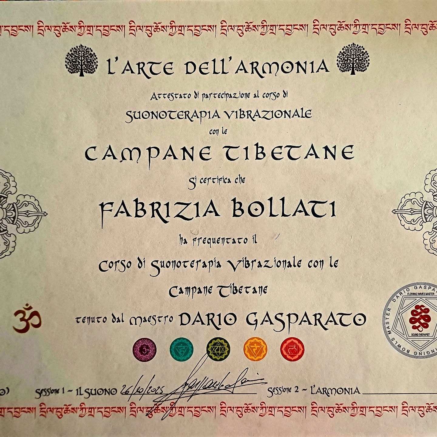 Esplorando il mondo del suono e delle vibrazioni🙏💫
La ricerca nella realtà del potere del suono delle Campane Tibetane porta verso spazi illimitati... Un'arte antica, straordinaria, unica.
#soundhealing #campanetibetane #benessere #benessereintegrato #vibrazionipositive #suono