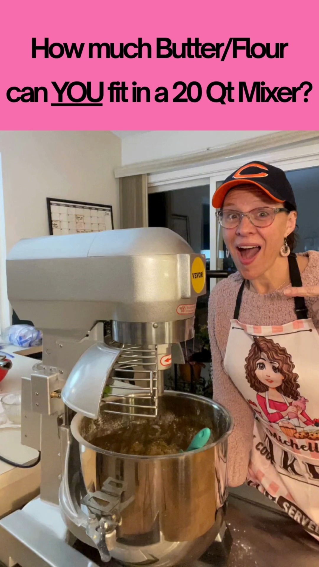 Meet "Stevie MIX"!!
Bakers: How much can you fit in your 20Qt mixer? I don't know how much is "too much".