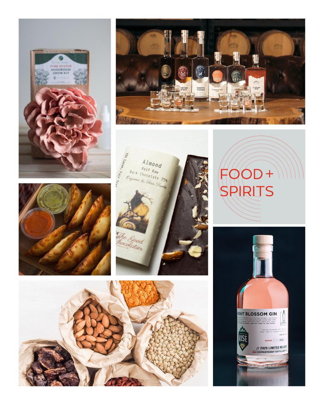 We have something for everyone at DCWM, we have an amazing line up of vendors.
We have mushroom kits, award winning handcrafted spirits with beautiful bottles that should be displayed, empanadas, an array of take home food and the most decadent chocolate
Be sure to join us Nov 22 at Seycove for the DCWM.