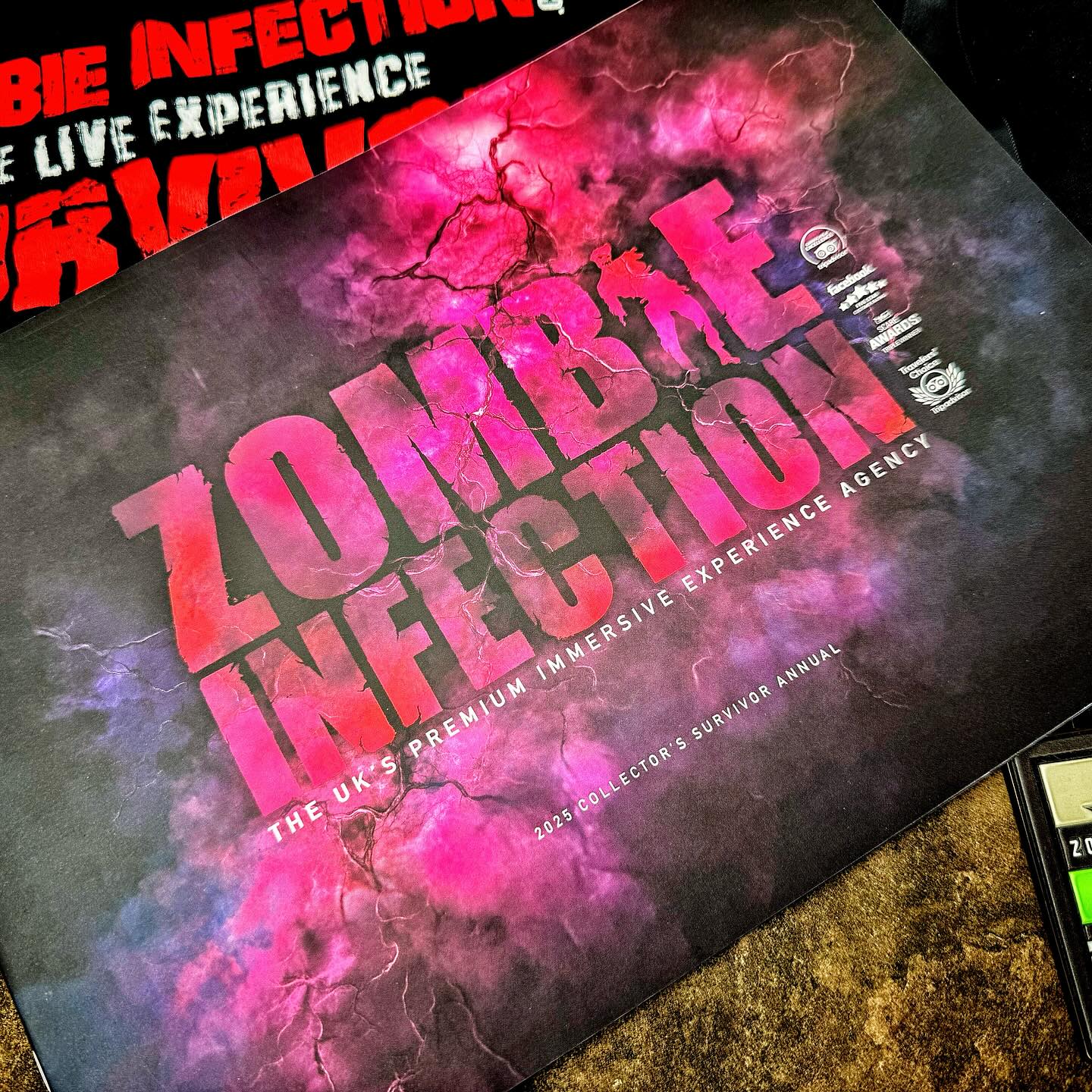 🚨 Last Chance Alert! 🚨
The Limited Edition “Collector’s Survivor Annual 2025” is almost gone — and once they’re gone, that’s it! 🧟♂️
This exclusive album captures every chapter of the year’s epic journey. Only a few have completed their Mission Page so far… will you be next?
For those who know — we’ve been releasing Mission Completion Stickers that fit perfectly into your booklet. A true badge of honor for every Zombie Infection Survivor! 💀🔥
And don’t forget — this booklet is part of our VIP Gift Set, included in our Christmas offers, saving you a massive 50% on a Gift Card Experience for two guests! 🎁🎄
👉 Grab yours now before they vanish forever:
🔗 https://www.zombieinfection.co.uk/product-page/2025-collector-s-survivor-annual Or visit www.zombieinfection.co.uk and head to our shop!