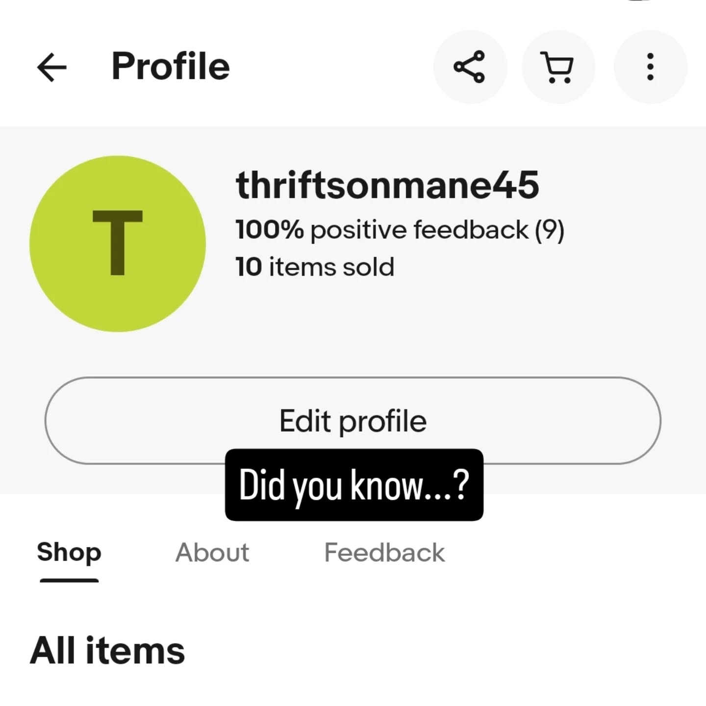 You can shop our ebay store, see items not in the shop, and either have them delivered or pick up at our physical location?
https://ebay.us/m/ZCIl6g