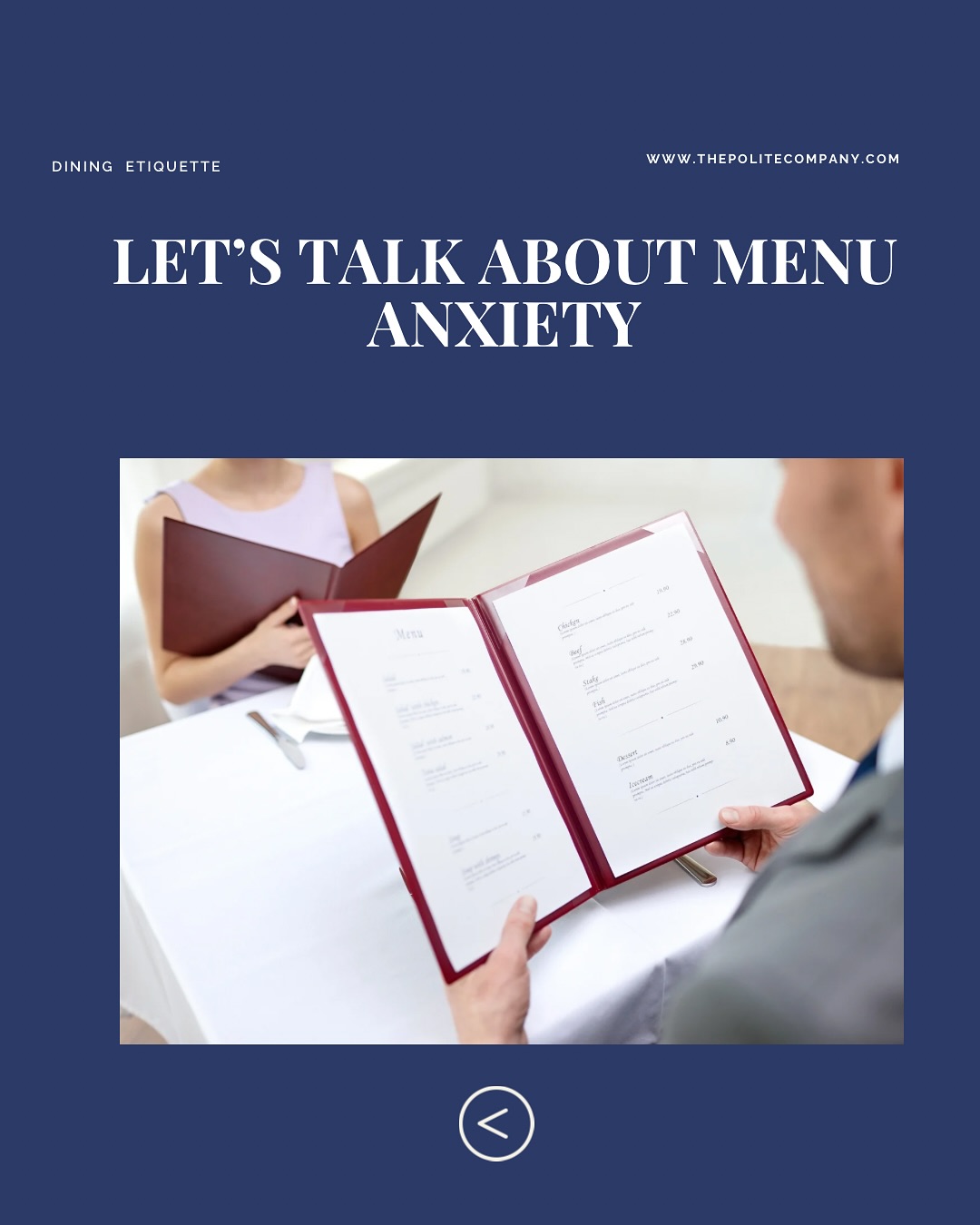 A recent study found that many of us feel stressed when ordering from a menu, and that stress can even keep us from enjoying meals out with friends. Here are a few takeaways from the study and some tips to help you feel more confident.
Do you ever feel anxious when dining out? Iâd love to hear what helps you.