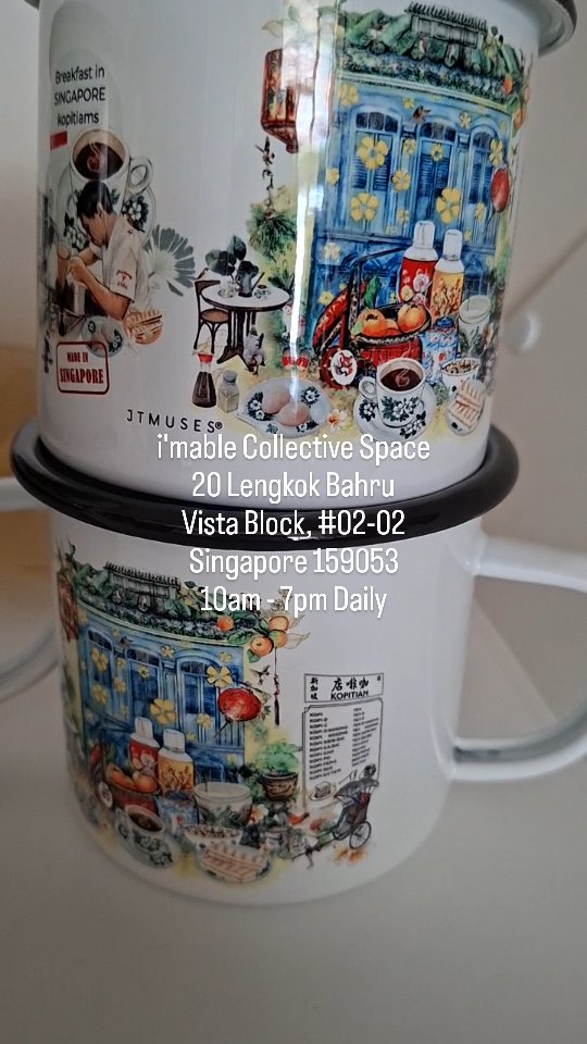 i'mable Collective Space
20 Lengkok Bahru
Vista Block, #02-02
Singapore 159053
10am - 7pm Daily
#imablecollectivespace
#wearesuper
#imablecollective
#glimpsesofedenart
#sgheritage
#jtmuses
#sglocal
#singaporeshophouse
#InclusiveArt