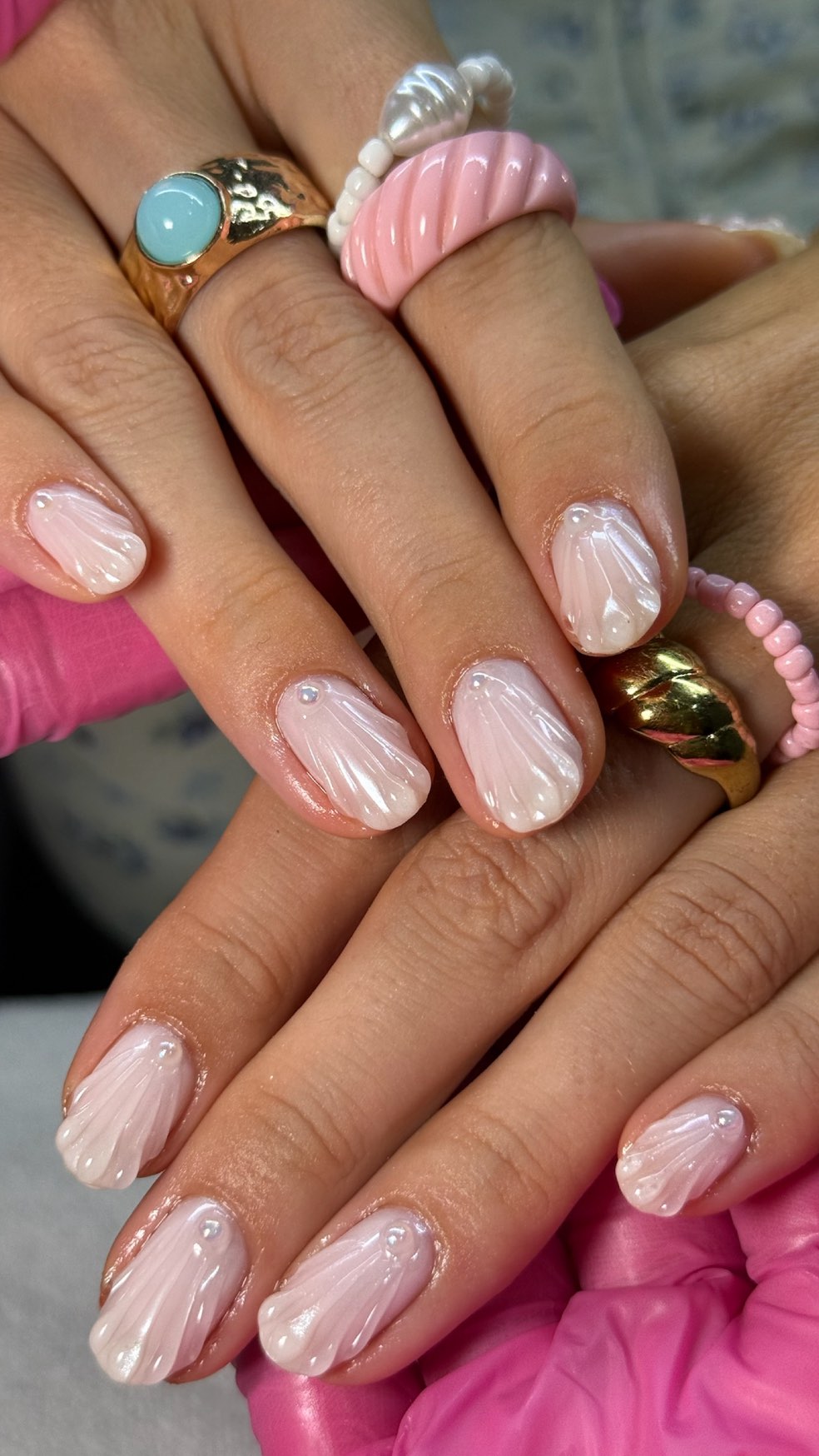 Seashell vibes only 🐚✨
Get that glossy pearl glow with our Gel Mani-Pedi for just AED 189 (+5% VAT)!
Add nail art from AED 10 or French tips from AED 25 💅
Because your nails deserve main-character energy 💫
#TheSalonDubai #NailGoals