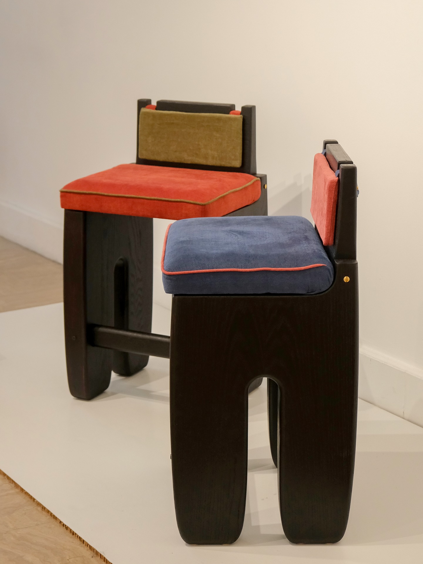 Takhat Counter Stool, 2025
Hello friends, it feels really good to be back. I’ve missed sharing my work here.
For a long time, I felt this pressure to always be active on Instagram, to keep up with how fast everything moves. I’m slowly unlearning that and finding a pace that feels more honest to me.
While we were away, we’ve been working on new pieces, some really exciting commissions, reconnecting with old clients, and welcoming a few personal new beginnings. I can’t wait to share them soon.
But for now, here are some juicy details of the Takhat Counter Stool, which we launched at Paris Design Week in September. I still can’t believe we made it there. Meeting such incredible creatives and artists in a city full of talent and boldness was truly something special.