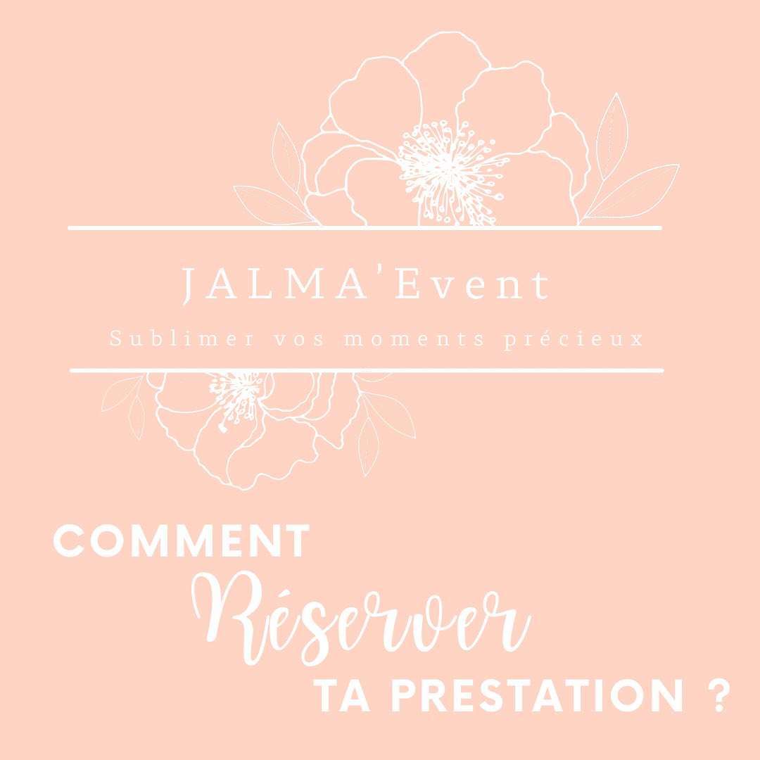 COMMENT RÉSERVER TA PRESTATION ? ✨
Tu peux me contacter :
• Par instagram
• Via le site de contact de mon site internet : lien en Bio
• Par email : jalmaevent@gmail.com
• Par téléphone : 06.48.79.03.19
Je m’engage à te répondre sous 48h 🫧
À bientôt 👋🏼