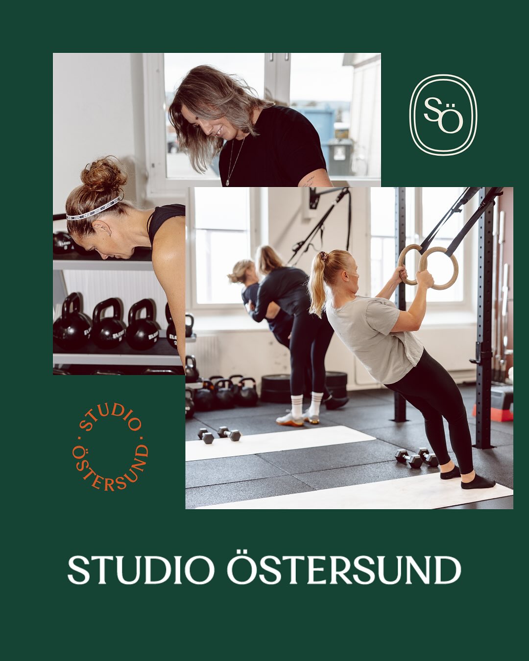 Vårt nya varumärke!
I våras gjorde vi ett jobb tillsammans med grymma @midnattsbris och såg över vårt varumärke gällande allt från känsla, tonalitet, vilka vi är och vad vi står för till mallar för sociala medier och pratade inredning.
Det ledde fram till en ny logga, nya färger och typsnitt och faktiskt en stor anledning till varför vi även gjorde om i gymmet. I samband med detta uppdaterade vi med lite nya bilder från @varga.studios och nu är äntligen hela hemsidan uppdaterad med allt det nya👏
Inom kort kommer det ny skyltning utanför studion och sedan är vi i hamn med det nya😀
#studion2.0 #studioöstersund