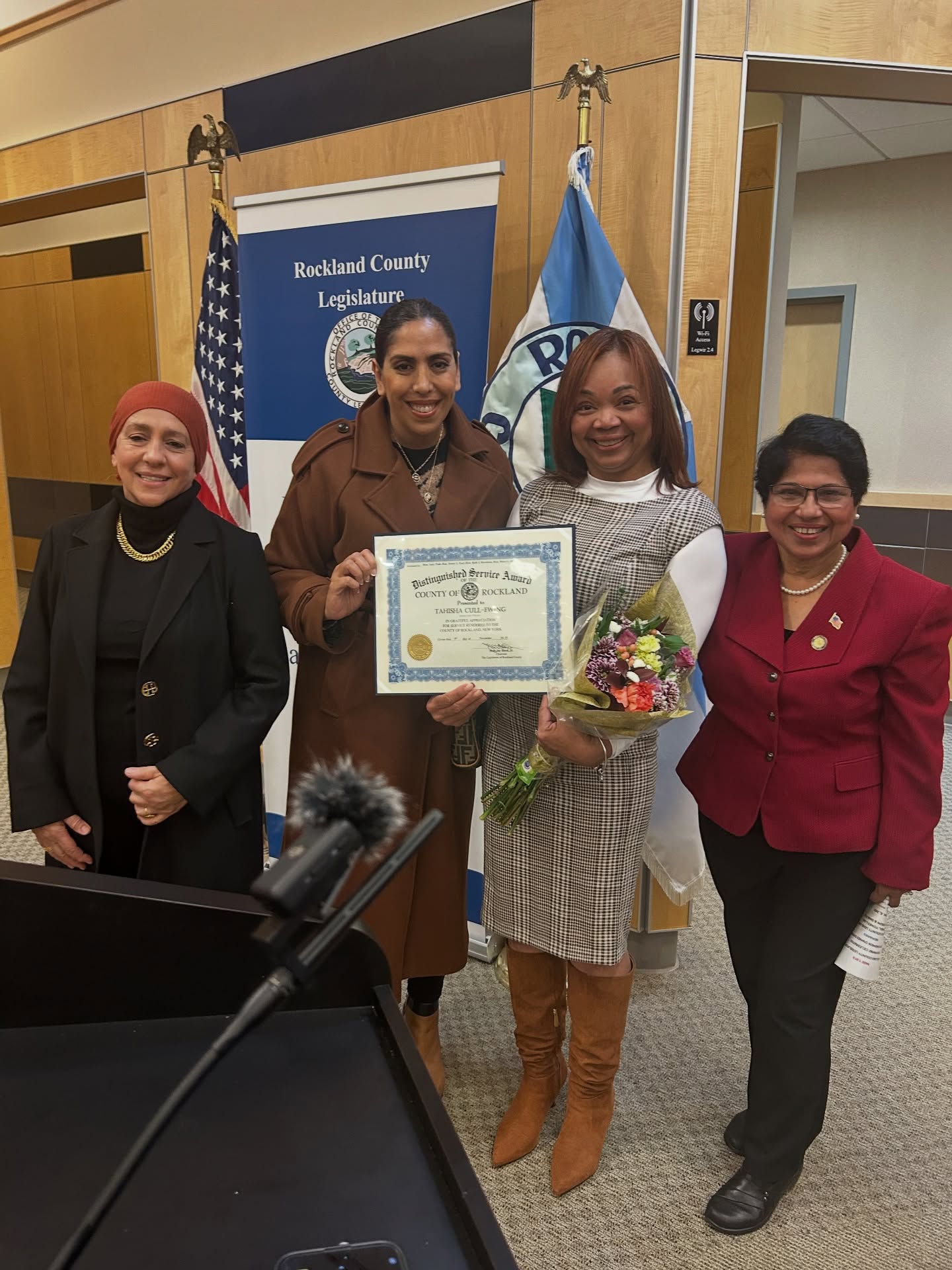 Congratulations to #MeetNextGen board secretary, @hishaewing, on receiving a Distinguished Service Award from the @rocklegislature.