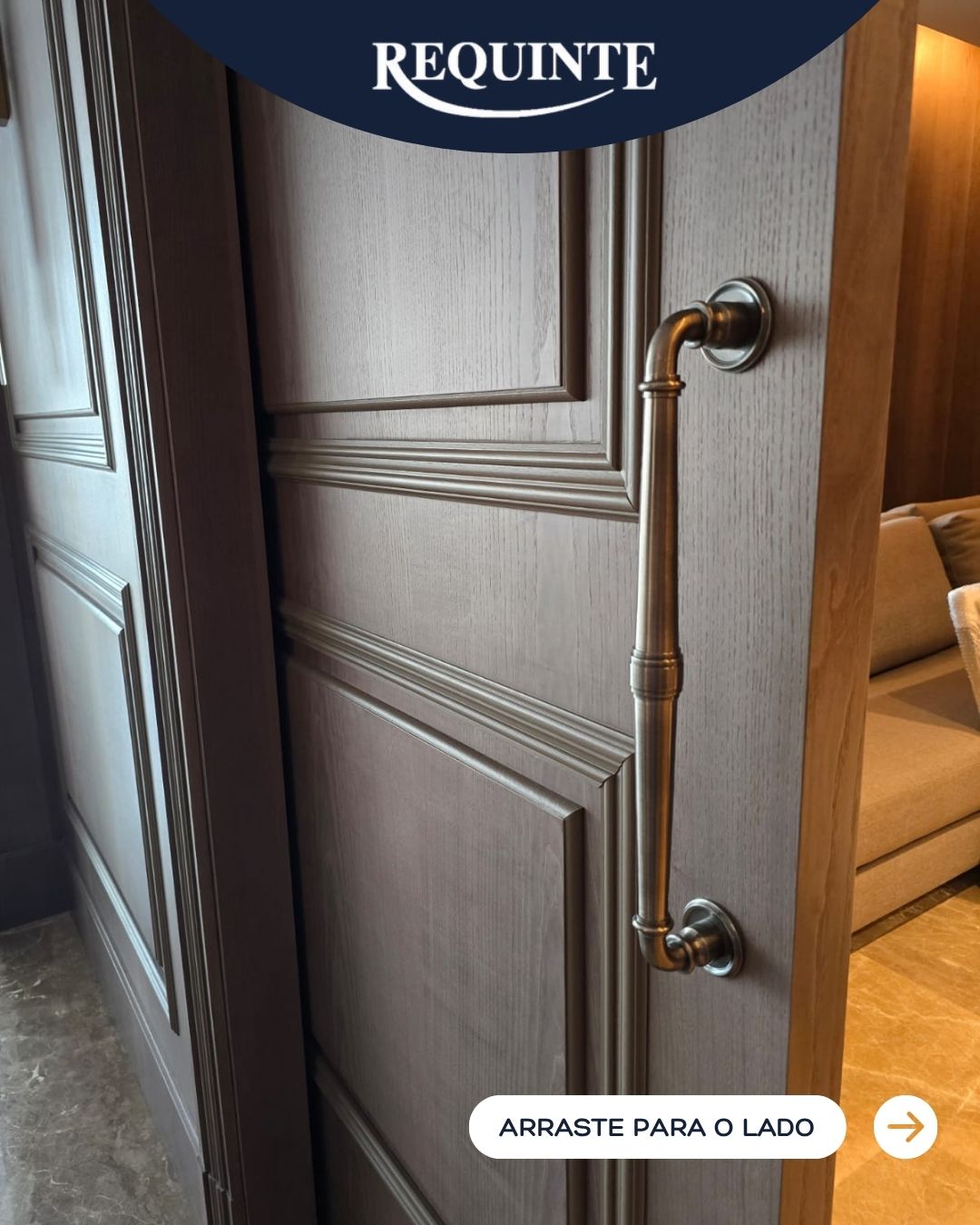 Design clássico com a tecnologia do presente.
Aqui, tradição e inovação caminham juntas em cada detalhe.
Criamos puxadores exclusivos para esse projeto, unindo o charme do design clássico com toda a segurança e praticidade da tecnologia moderna — uma combinação que você só encontra aqui.
É muito gratificante ver o resultado final e saber que tudo funcionou perfeitamente.
Obrigado, @rodrigopaccagnella, pela confiança e parabéns pelo projeto!
#RequinteFechaduras #DesignClássico #TecnologiaEmCadaDetalhe #FechadurasSobMedida #ArquiteturaComEstilo #ParceirosRequinte
