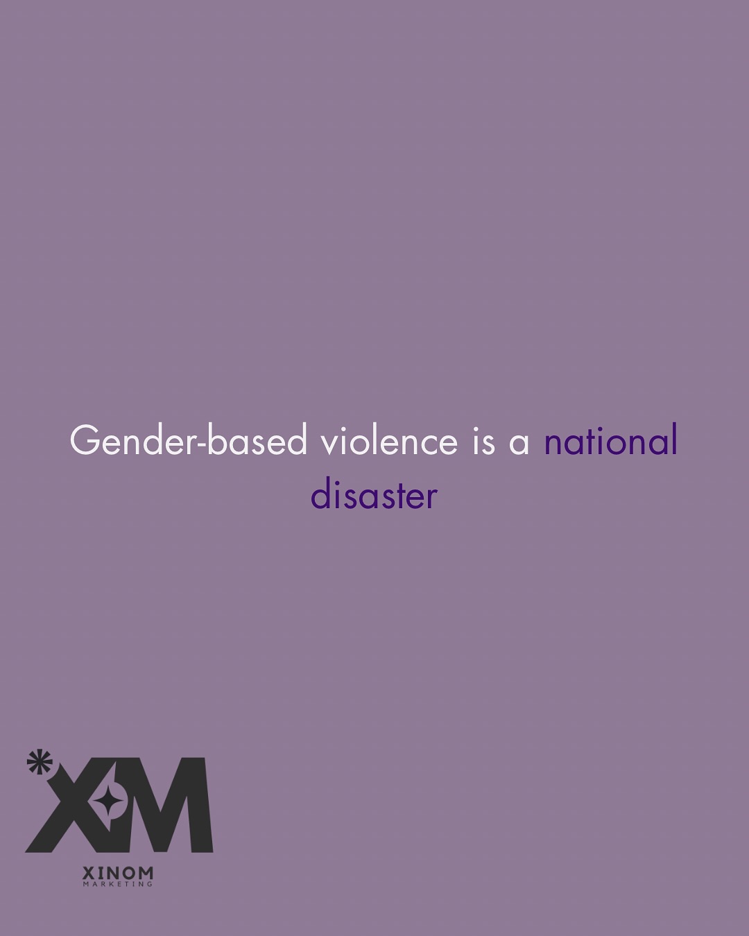 Women for change. 💜