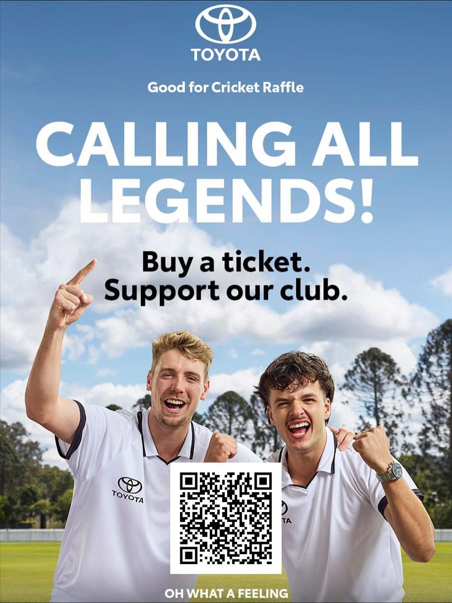 HELP US RAISE AND YOU CAN WIN! 🏏🚘
Returning for 2025/2026 season is the Toyota Good for Cricket raffle!
Tickets are just $5 and 100% of the proceeds go DIRECTLY to the club!
Plus every ticket sold puts you in the draw to win one of 37 prizes, including three BRAND NEW Toyota vehicles. 🚗
Last year our own @cammcskimming won a prize so as much as this raffle helps us out, we hope it helps you out as well.
Any donations are greatly appreciated as we know times are tough.
Click the link below or scan the first slide to purchase your ticket!
https://toyotagoodforcricket.raffletix.com.au/stpaulscc
Up the SPODs
💛🖤💙
