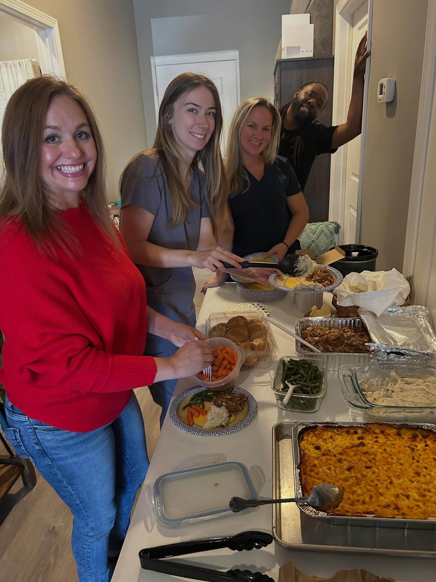 This week we gathered for our annual Team Thanksgiving Lunch, a chance to slow down, share a meal, and look around the room at the people who make Bodyworks what it is. 🦃
Every season brings its own kind of busy, but moments like this remind us how grateful we are to work alongside a team that leads with compassion, skill, and heart.
We’re thankful for each other, the stories, the dishes everyone brought, and for the clients who give our work purpose every single day.
#teamlunch #gratitude #bodyworks #teamwork