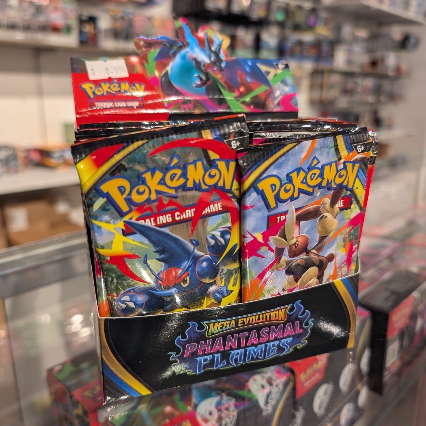 Starting tomorrow we will have phantasmal Flames booster packs and bundles ready for sale!! Come by if you want to be the very best and maybe even get your hands on a nice Mega Charizard!
#pokemon #pokemontcg #haiku #tcg #haikupopgaming #cards