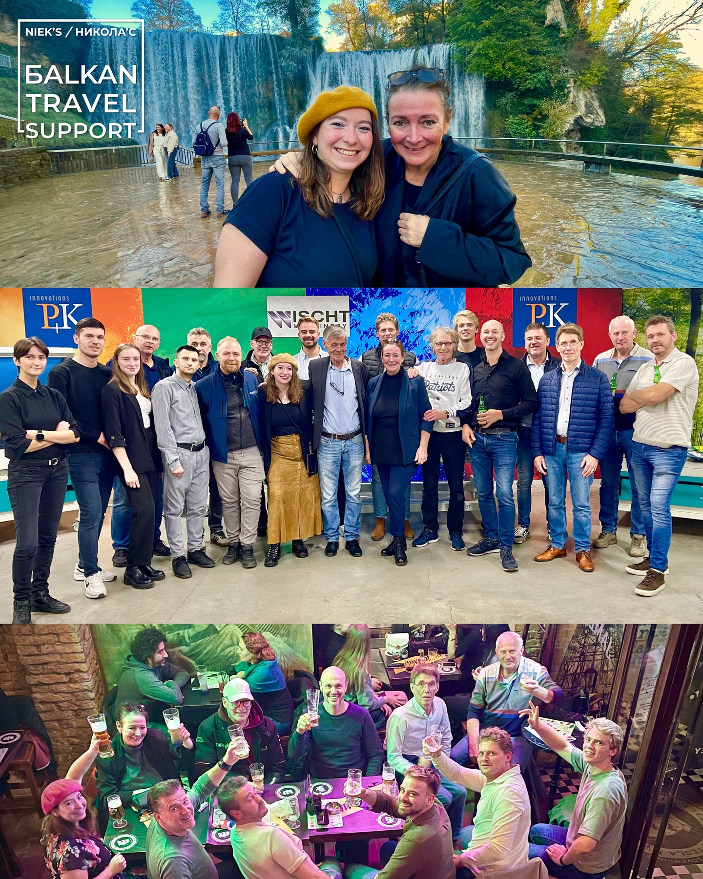 Balkan Travel Support: óók voor zakelijke reizen, en nét zo persoonlijk!
Toen Sandra en haar dochter Rosanne van P+K Innovations ( @peek_and_kooijman_innovations) me benaderden wist ik meteen dat ik een bijzondere reis ging organiseren. Ze wilden namelijk hun klantenkring meenemen op een prachtige 5-daagse werkreis, waarbij ze ook een bezoek brachten aan één van hun business-partners in Bosnië-Herzegovina. Een fantastisch idee als je het mij vraagt.
Er verzamelde zich, op uitnodiging, een mooie groep geïnteresseerden voor deze unieke en volledig verzorgde business & leisure-trip. Sommige reizigers kenden elkaar uit het vakgebied, anderen nog niet.
Ik zorgde voor een compleet reispakket op maat, dat goed aansloot bij de wensen van deze zakelijke reizigers. En ook al was de opzet iets anders met bijvoorbeeld een eigen chauffeur en minibus voor de groep, de onderlinge sfeer en de samenwerking met mijn geweldige lokale team zorgde voor een hartstikke mooie klik.
In vijf dagen zagen ze veel van het land en de cultuur, hebben ze op veel plekken de échte lokale sfeer geproefd en bezochten ze de open dag bij het Bosnische partnerbedrijf.
Als je dan na terugkomst deze mooie review krijgt, kun je alleen maar tevreden zijn: "Niek van Balkan Travel Support, bedankt voor het organiseren van onze Worktrip. We waren met een groep van 12 bedrijven en alle deelnemers waren enkel maar positief. Over de hotels, het eten en de roadtrip met allemaal mooie plekjes. En met op nr 1. een geweldige chauffeur en reisgids. Super bedankt het was top!"
Jullie ook bedankt voor het vertrouwen in Balkan Travel Support, Sandra en Rosanne! En via deze weg ook nog een bedankje aan alle deelnemende reizigers en jullie enthousiasme 🎉