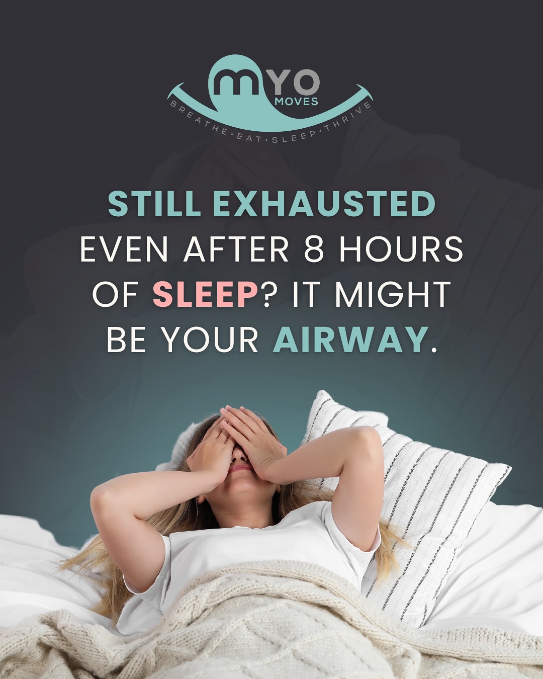 Ever wonder why you’re technically getting enough sleep…but still dragging through the day? 😮💨
For many adults and kids, the root cause isn’t the sleep itself, it’s the airway. When the airway isn’t stable at night, your body works overtime just trying to keep things open.
And that means your “8 hours” might not be as restorative as you think!
Here’s what we look for:
🚩 Snoring
🚩 Night sweats
🚩 Tossing + turning
🚩 Mouth breathing at night
These are early red flags that your sleep could be impacted by how your airway and oral muscles are functioning.
Myofunctional therapy trains the muscles that support healthy nasal breathing, better airway stability, and deeper, more restorative sleep.
And the research backs it:
📉 50% reduction in AHI for adults
📉 62% reduction in AHI for children
after completing a myofunctional therapy program!
If you’re noticing these signs in yourself or your child, comment SLEEP WELL and I’ll send you 4 simple but powerful tips to improve your (or your child’s) sleep. ✨