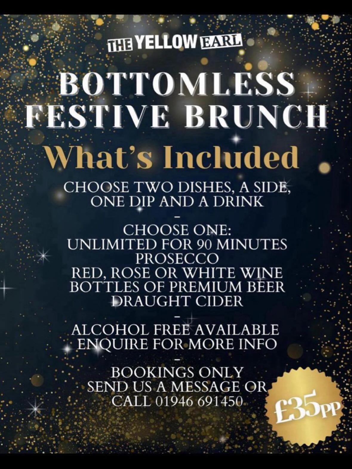 🎁🎄C h r i s t m a s🎄🎁
We still have availability on the dates below👇🏻
Wednesday 3rd
Thursday 4th
Friday 5th
Saturday 6th
Wednesday 10th
Thursday 11th
Friday 12th
Wednesday 17th
Thursday 18th
Friday 19th
Saturday 20th
Sunday 21st
Monday 22nd
✨We are taking bookings for private parties, public parties or just table reservations.
✨We will have 4 areas to hire this year; main bar, upstairs large room, small upstairs room and the marquee.
🎵 Entertainment options:
Live DJ
Live Band
Rock and roll bingo
Karaoke
Quiz
🍔 Food options:
Buffets (hot or cold)
Meals
Bottomless brunch
Getting in touch:
📞 01946 691450
📥 Facebook/instagram
📧 lucy@theyellowearl.com