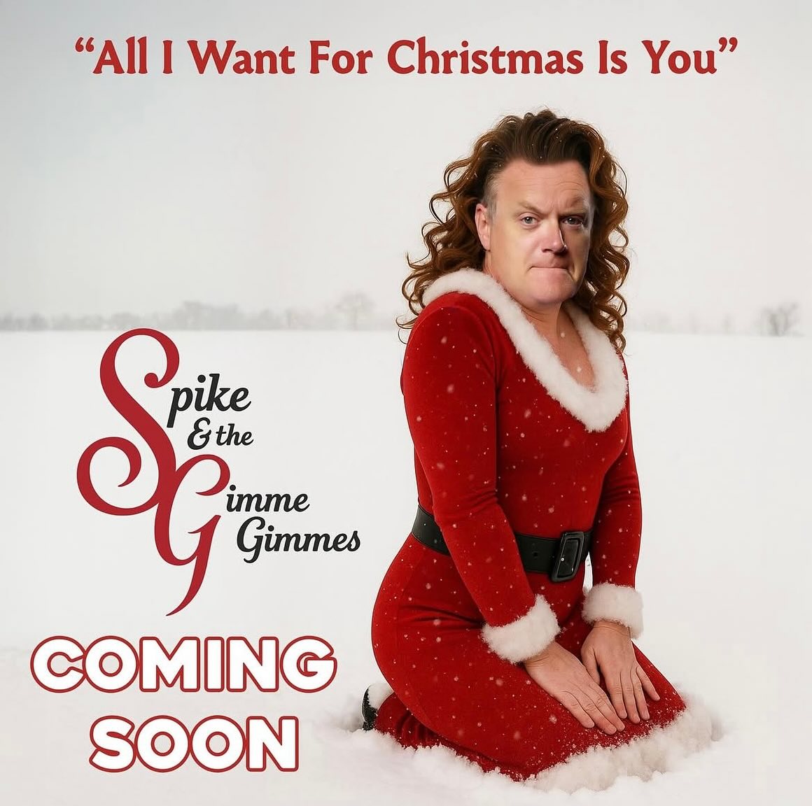@spikeandthegimmegimmes
are unleashing their version of
EVERYONE’S favorite Christmas song next Friday!
“All I Want For Christmas Is You” will be available for streaming AND on a limited edition flexi packaged with their 2026 calendar!
Stay tuned for more details!