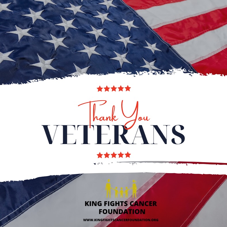 With deep gratitude to every Hero who has served and continues to serve for our country.
As a childhood cancer survivor, King knows that strength comes in many forms and our veterans embody bravery, hope and sacrifice that lights the way for others.
Thank you for your service! 🇺🇸❤️🤍💙🇺🇸
•
•
•
#VeteransDay #Heroes #KingStrong #NeverGiveUp #HonorAndGratitude #StrongerTogether