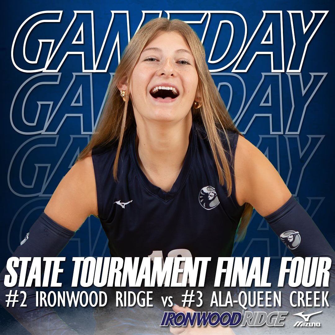 #GAMEDAY! This is the last match in the Volleyball Gym and it’s the State Final Four!
Student Section tickets have been paid for by the #IRVB Families and we’re looking to pack the gym tonight! Let’s break the record for attendance!