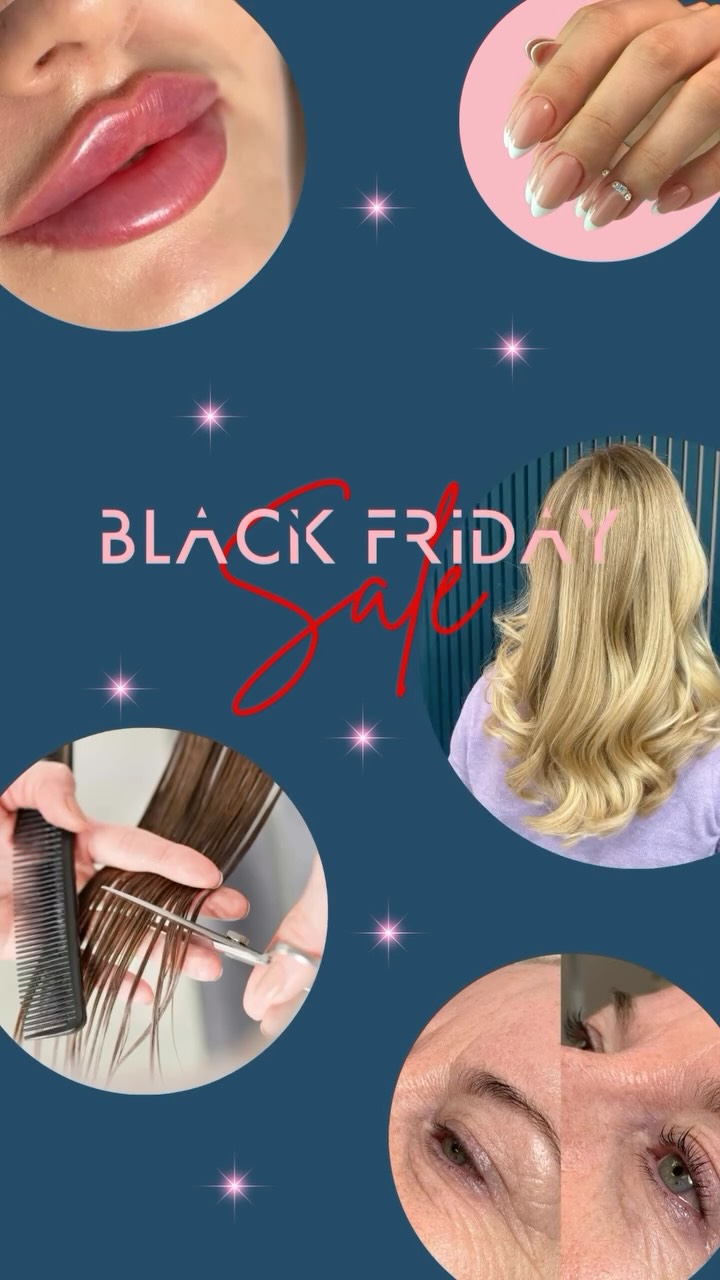 🖤 BLACK FRIDAY DROPS TONIGHT! 🖤
Our biggest beauty event of the year goes live at 6PM!
Get ready to glow with exclusive offers across hair, nails, beauty, and aesthetics — but be quick, these deals won’t last long.
💫 Balayage, extensions, facials, BIAB, injectables & more
💌 Early access for our VIP subscribers at 5PM
⏰ Public launch: 6PM TONIGHT
Turn on post notifications and get your appointments locked in — this is your moment to shine ✨
#Bouyage #AishaKhayatAesthetics #BlackFridayBeauty #SalonDeals #HairAndBeauty #BalayageSpecialist #SkinGoals #NailGoals #GlowSeason