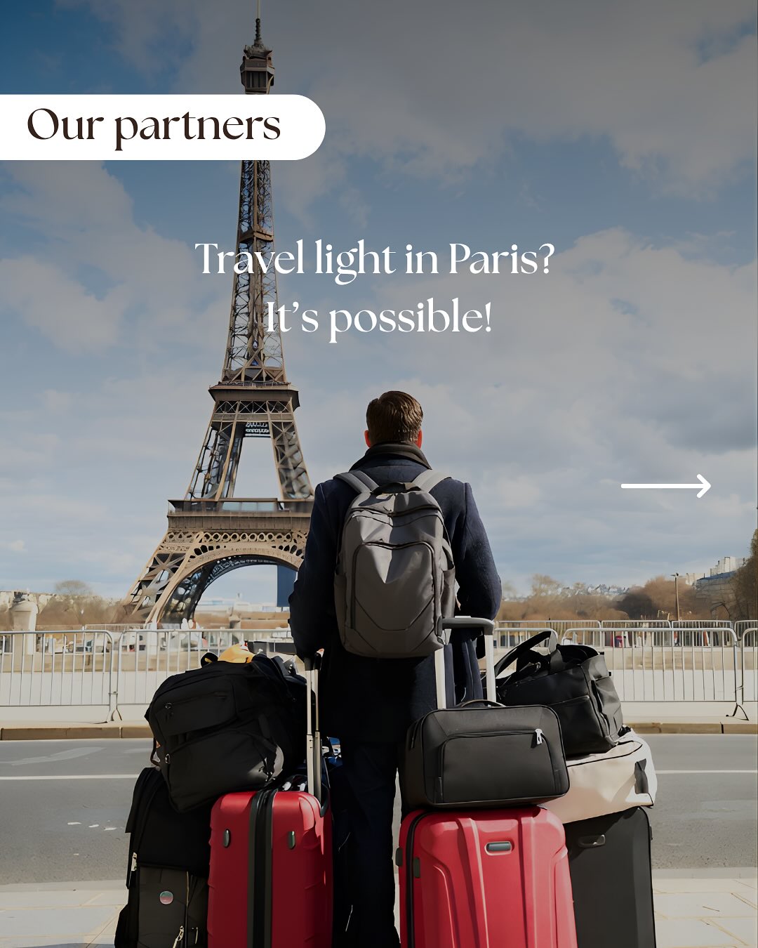 Traveling light is so much more enjoyable! 🧳✨ Thanks to our partner @nannybag.travel , you can safely store your luggage anywhere in Paris and enjoy your day without being weighed down.
✔️ Reliable network
✔️ Quick booking in just a few clicks
✔️ Insurance included
Enjoy Paris hands-free and discover the city without stress with Nannybag our partner🌟
#TravelLight #Luggage #Paris #touriste #evengestion #ExploreParis #pourtoi #discovery
