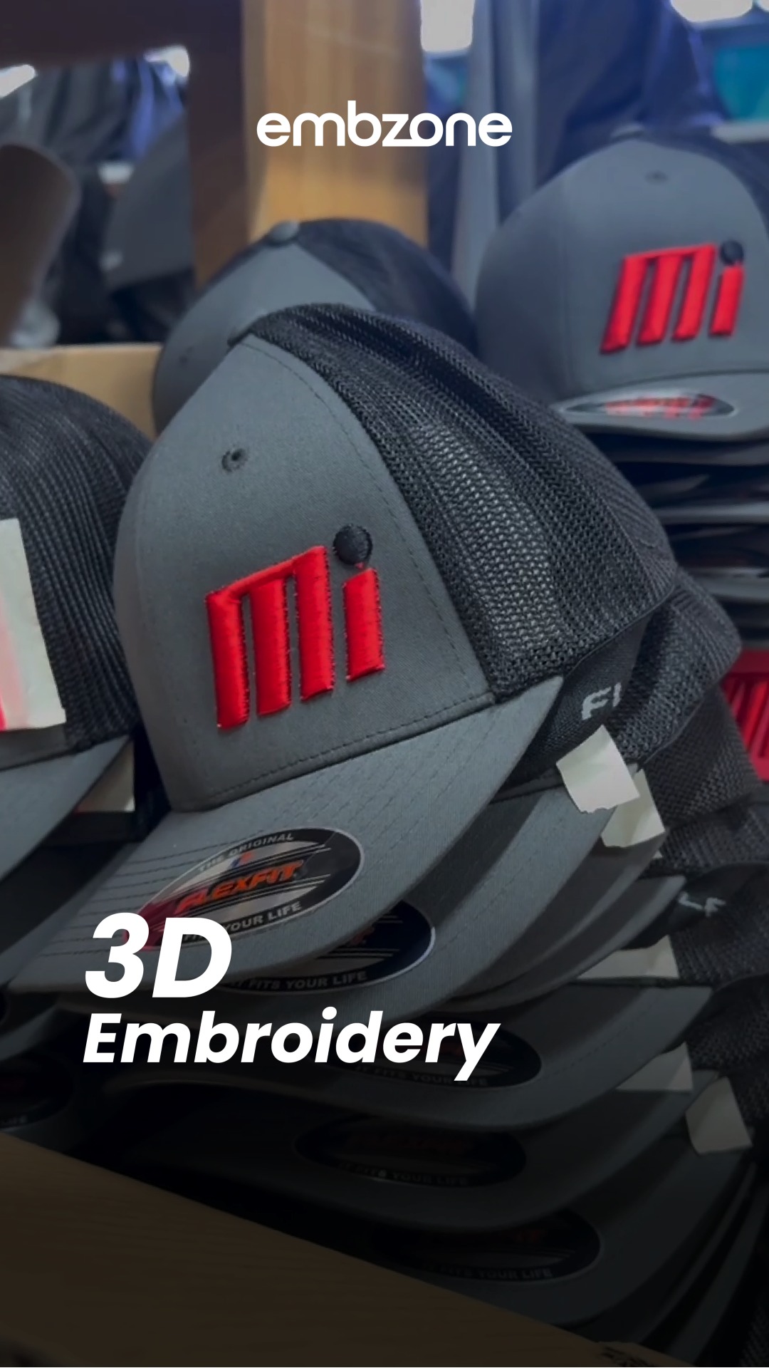 3D embroidery done right ๐ฅ
Motion Industries requested custom 3D embroidered caps with a strong, standout finish, and we delivered exactly that.
@motionind, thank you for choosing Embzone.
#Embzone #3DEmbroidery #MotionIndustries #BrandedCaps #CustomApparel