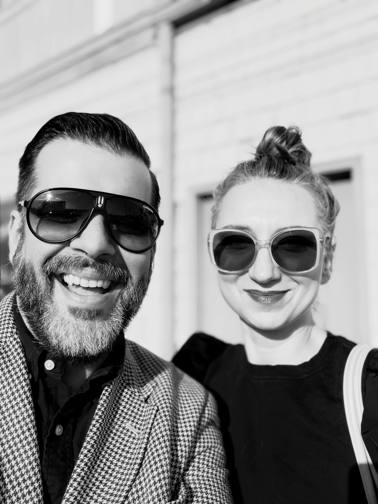 Vibing at @exitzerojazzfest with @olabaldych 🖤