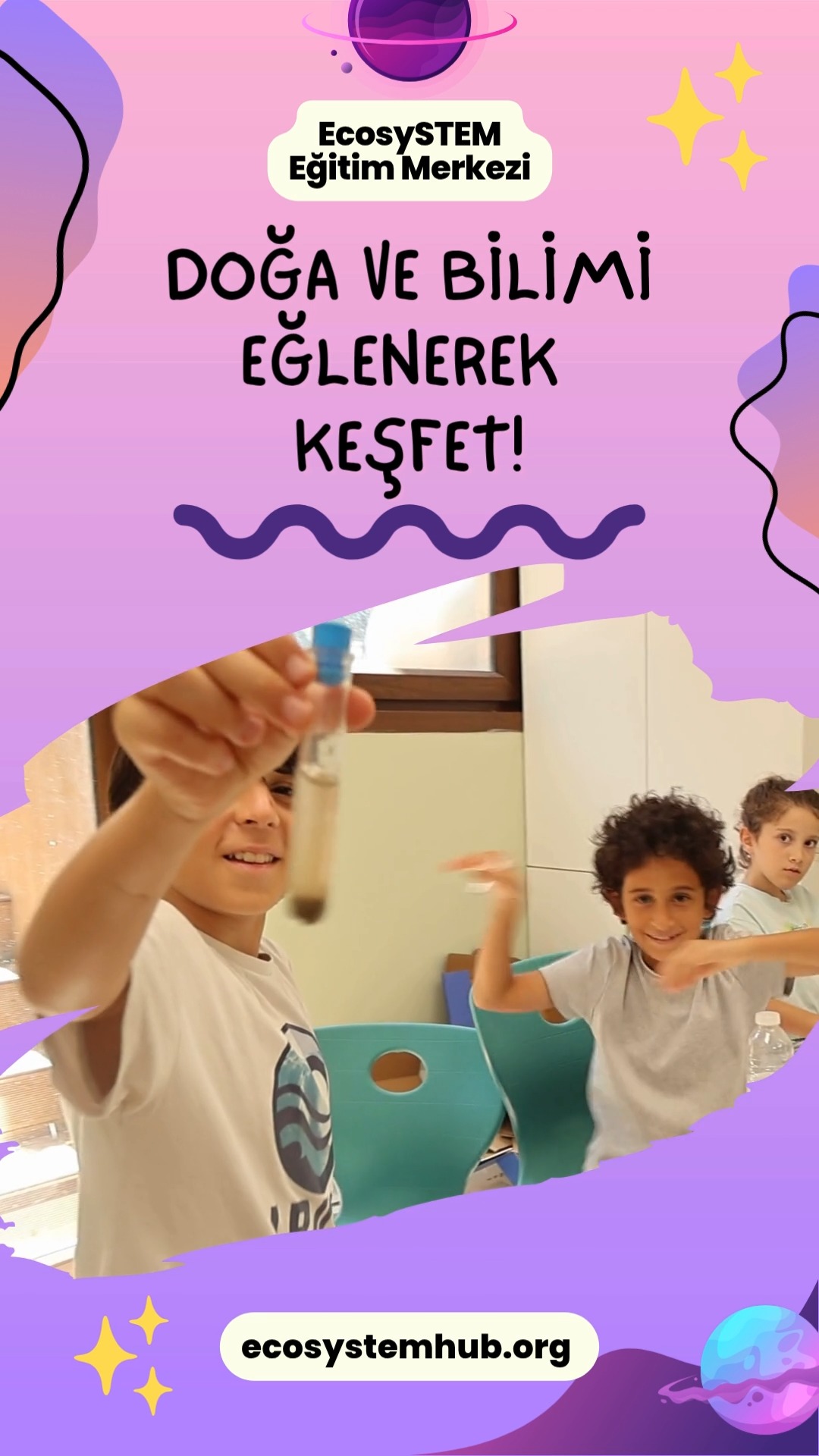 🤠EcosySTEM Eğitim Merkezi’nde çocukların eğlenirken bilim, doğa ve çevre konularında keşfe çıkacakları yeni eğitim dönemi başlıyor! 🎉
Çocuklar bu eğitimlerle bilim, teknoloji, mühendislik ve matematik alanlarında yaratıcı düşünme becerilerini geliştirecek.
📍 Yer: EcosySTEM Eğitim Merkezi, Kadıköy
📞 Bilgi: +90 216 606 10 64
📋 Kayıt: https://forms.gle/z9qb6hDZd4Jmnef7A
📩 Bize ayrıca @ecosystemhub üzerinden DM yoluyla ulaşabilirsiniz.
#EcosySTEM #IDEAUniversal #ÇevreEğitimi #STEM #Sürdürülebilirlik #Kadıköy #ÇocuklarİçinBilim #EğitimMerkezi #AvrupaBirliğiBaşkanlığı #blackseabasin #rasimpasamuhtarligi #kadikoybelediyesi #interregnext #interregnextbsb #avrupabirliğibaşkanlığı #avrupabirliğiprojesi #ecosystemhub #stemeducation #robotik #kadıköyçevrefestivali #kadıköybelediyesi #geleceginekoliderleri #ekoliderler #blackseabasin #enviromentaleducation #çevrefarkındalığı #kadıköy #yeldeğirmenimahallesi