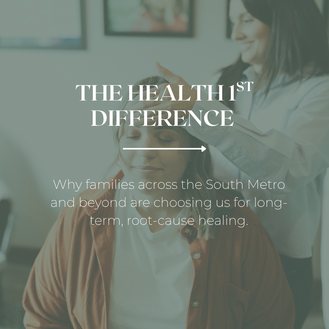 Ever feel like you’ve tried everything… but nothing’s truly working?
Or worse — been told to just “wait it out” while watching your child struggle or your own body feel stuck?
You’re not alone. And there is a different way.
At Health 1st, we specialize in neurological chiropractic care — a root-cause approach that goes beyond symptoms to restore the body’s ability to heal, adapt, and thrive. 💫
Families across the South Metro and beyond trust us to help their children grow, moms feel strong, and entire families feel more like themselves again.
💛 Ready to experience the Health 1st difference? Tap the link in bio to book your consultation — we’d be honored to care for your family.
#NeurologicalChiropractic #ChiroKids #PrenatalChiropractic #FamilyWellness #NaturalHealing #SouthMetroChiropractor #Health1stDifference