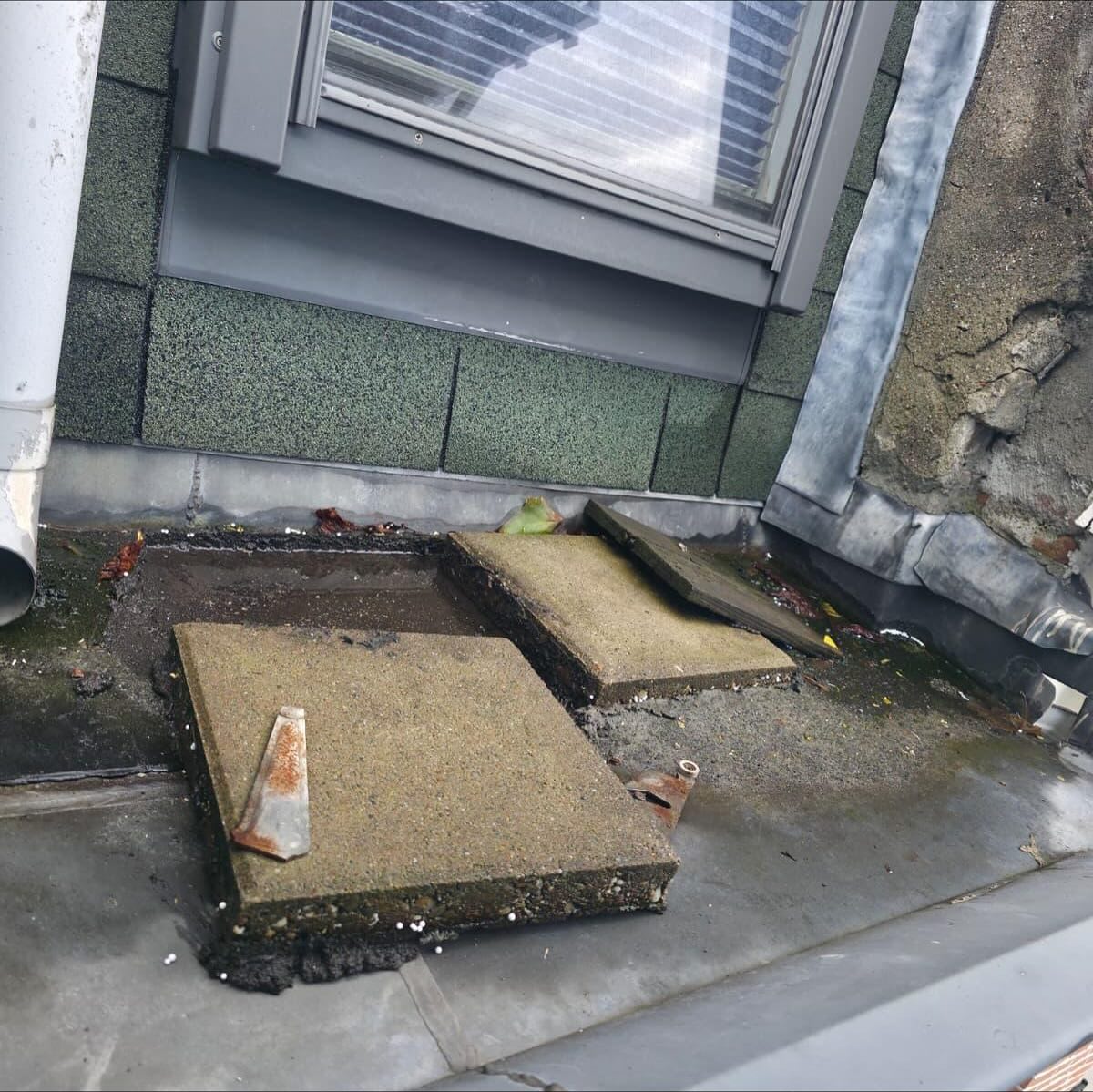 Before & After : Check out the incredible rooftop & gutter work our team completed - just in time for the rainy season!