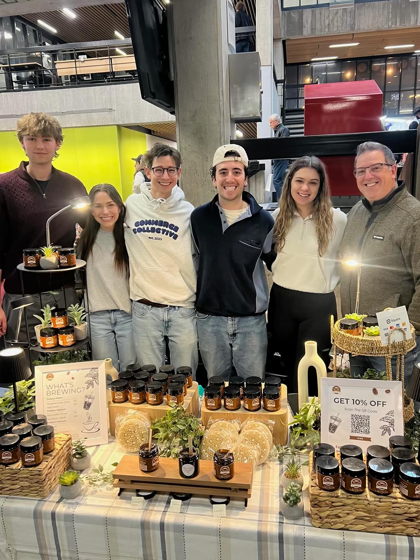 Thank you for showing up and supporting Brewed Beauty at @fairnovember . With your help, we sold out 200+ products and kept more waste out of the environment!
A special thank you to everyone who came out and purchased our products, to all the volunteers who helped with sales, and to everyone who supported production!
Thank you @mayorcamguthrie and @cityofguelph for their huge support through the Youth Climate Action Fund!
#enactus #enactusguelph #enactuscanada #uofg #uofguelph #universityofguelph #team #sustainability #brewedbeauty #fair #fairnovember #coffee #coffeescrubs #beauty #studentbusiness