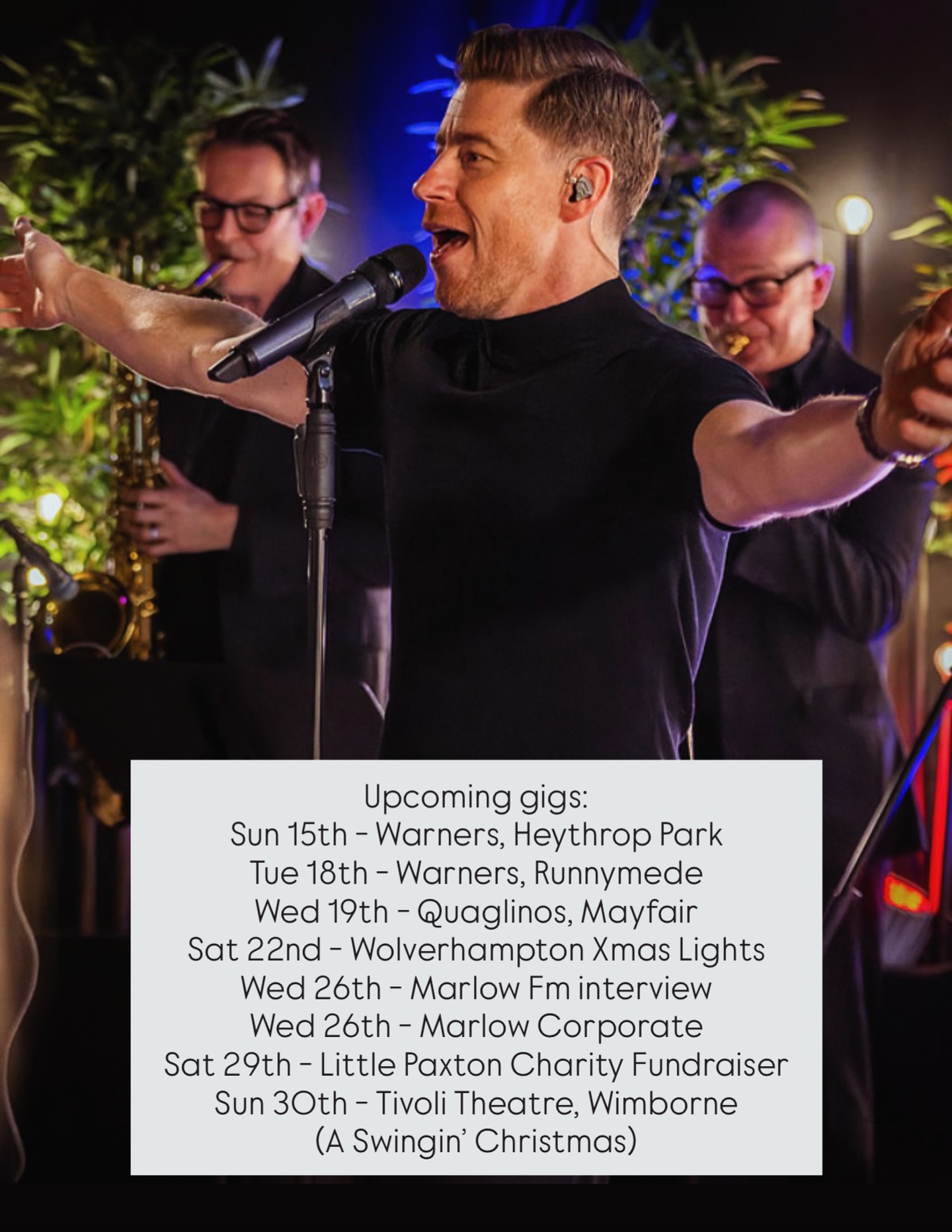 Busy end to November before a crazy December! Cant wait to see you all some shows… let me know if you can make it along ❤️