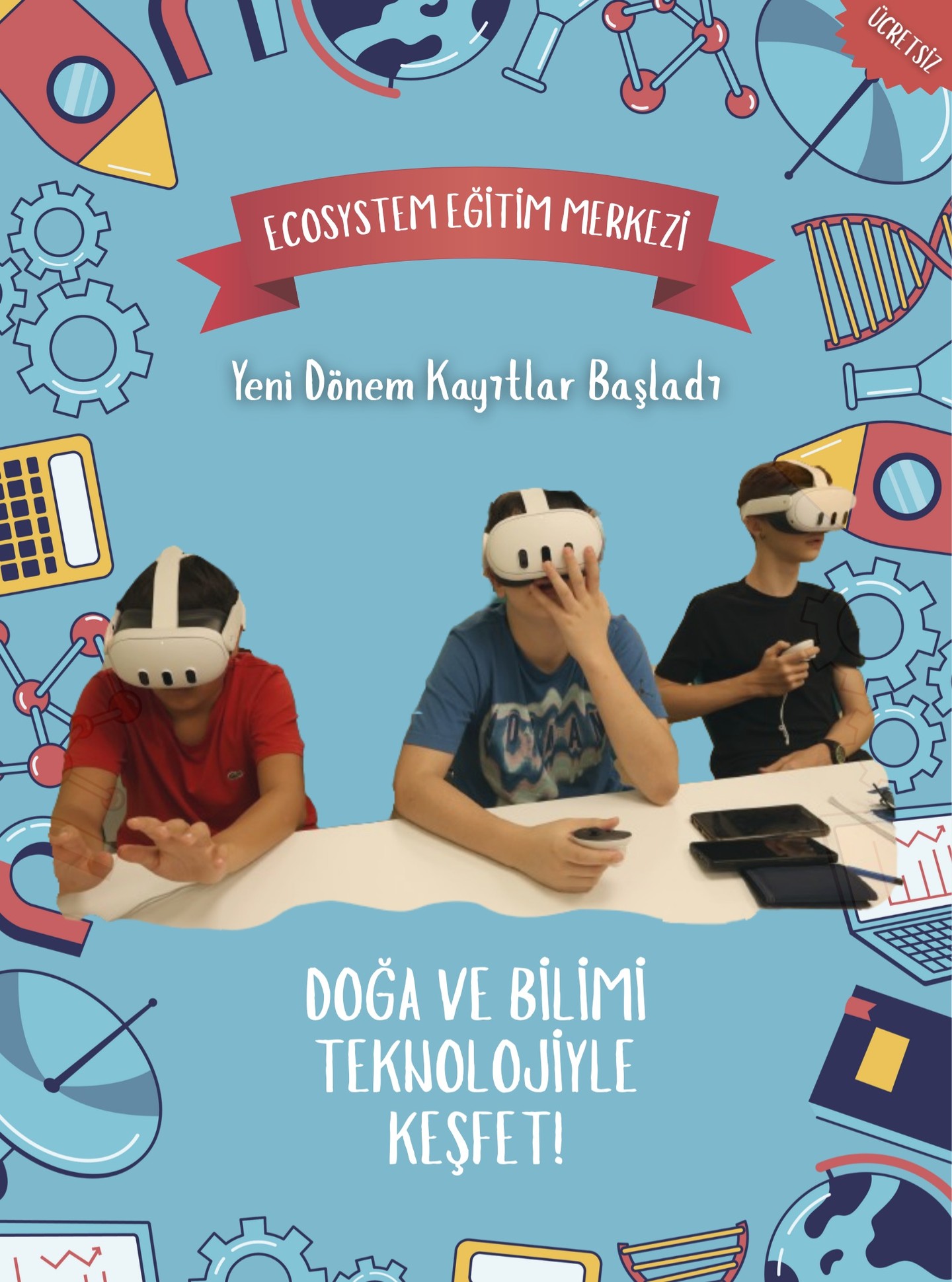 🥽Doğa ve bilimi teknolojiyle keşfetmek isteyen çocuklar, ecosySTEM Eğitim Merkezi’nde bir araya geliyor! ✨
Çocukları, sürdürülebilirlik ve çevresel farkındalık konularında STEM temelli bir eğitimle keşfe çıkarmak için yeni dönem kayıtlarımıza devam ediyoruz.
📍 Yer: Kadıköy Rasimpaşa Mahallesi, EcosySTEM Eğitim Merkezi
📖 Eğitimler: Doğa temelli, uygulamalı, ücretsiz
📞 Bilgi: +90 216 606 10 64
📋Kayıt: https://forms.gle/z9qb6hDZd4Jmnef7A
📩 Bize ayrıca @ecosystemhub üzerinden DM yoluyla ulaşabilirsiniz.
#EcosySTEM #IDEAUniversal #ÇevreEğitimi #STEM #Sürdürülebilirlik #Kadıköy #ÇocuklarİçinBilim #EğitimMerkezi #AvrupaBirliğiBaşkanlığı #blackseabasin #rasimpasamuhtarligi #kadikoybelediyesi #interregnext #interregnextbsb #avrupabirliğibaşkanlığı #avrupabirliğiprojesi #ecosystemhub #stemeducation #robotik #kadıköyçevrefestivali #kadıköybelediyesi #geleceginekoliderleri #ekoliderler #blackseabasin #enviromentaleducation #çevrefarkındalığı #kadıköy #yeldeğirmenimahallesi #EcosySTEM #IDEAUniversal #Eğitim #STEM #Sürdürülebilirlik #ÇevreEğitimi #Innovation #ScienceEducation #Kadıköy #FutureGenerations #euprojects