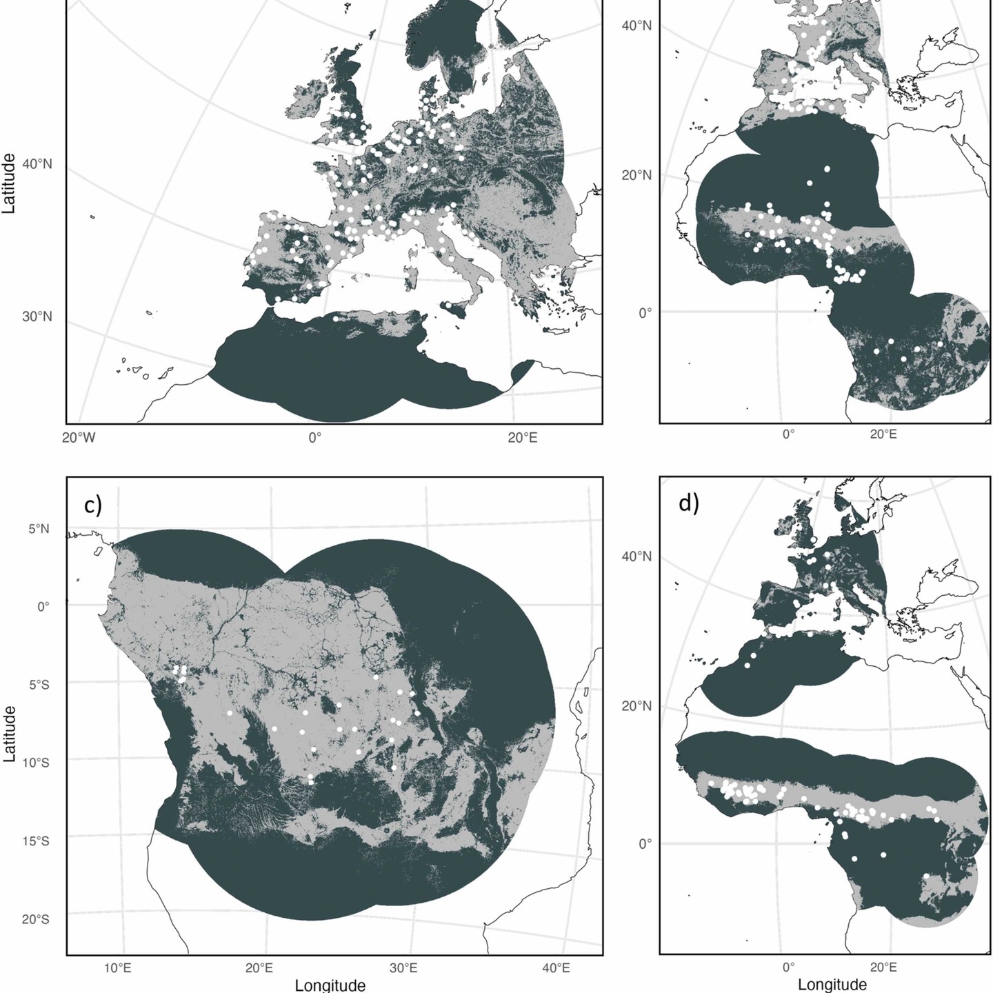 AUTUMN NIGHTJAR NEWS 2/4
Climate change is affecting life across the planet - and nightjars are no exception. In their study, Lathouwers et al. modelled how climate and habitat change may impact the European Nightjar (Caprimulgus europaeus) up to the end of the 21st century. While a warming climate could expand suitable habitat, land-use and land-cover changes may counteract these potentially positive effects, especially for a long-distance migrant like the European Nightjar.
Dive into the future here: https://doi.org/10.1016/j.gecco.2025.e03777