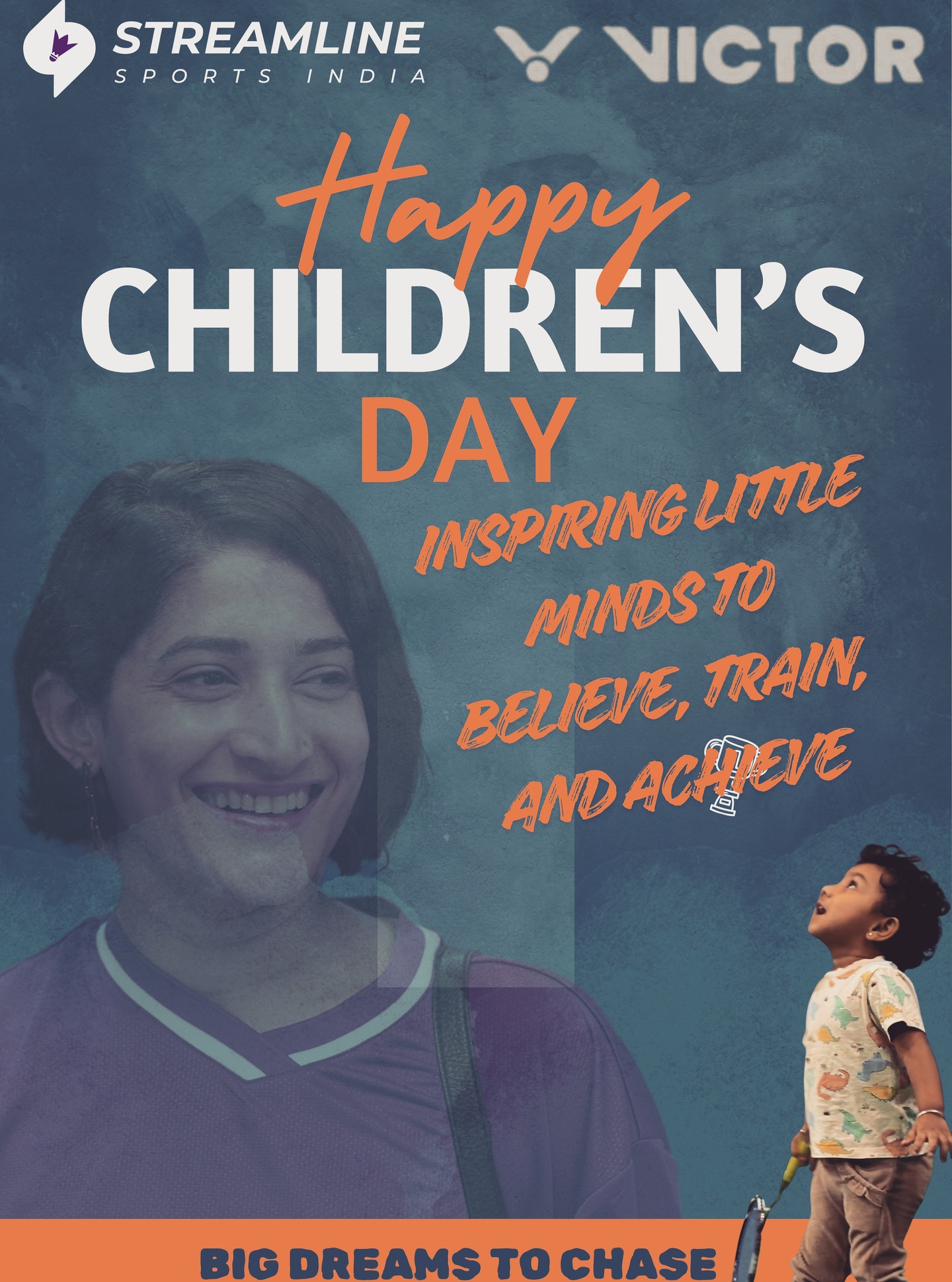 Victor Pro Store - Bengaluru celebrates the champions of tomorrow at @streamline_sports_india Badminton Academy
Inspired by champions @p9ashwini , becoming champions. Happy Children’s Day!