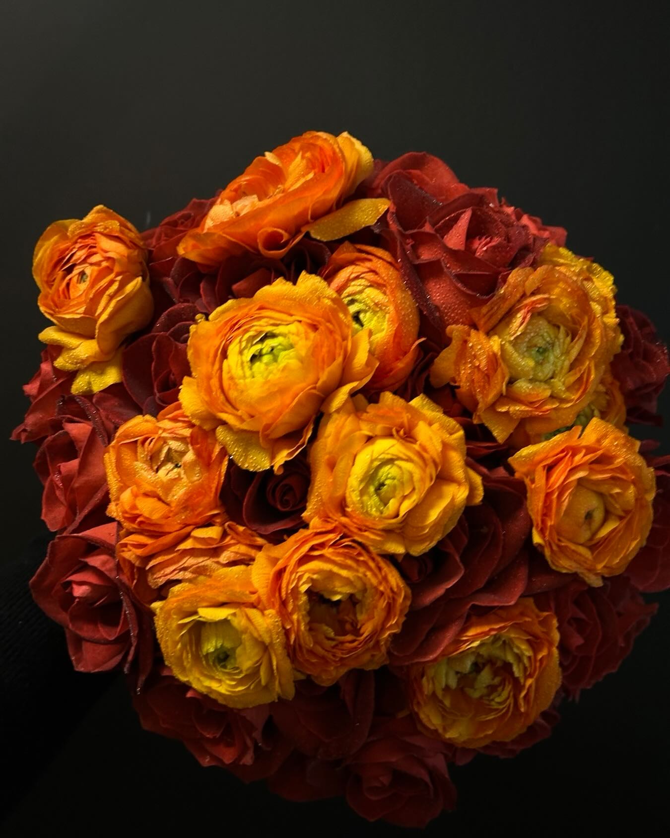 This is one of our favourite bridal bouquets in 2025, Ranunculus and Roses #bridalbouquet #fallbouquet #weddingflowers #torontoweddingflorist