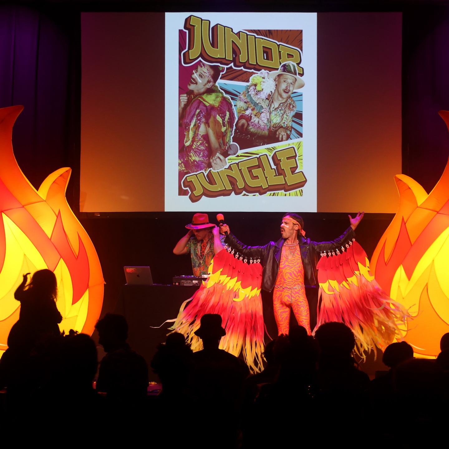 🔥Wow, 2 weeks has flown 🐦🔥 Thank you throwback to our 10th birthday celebration at @bristol_beacon We love you all🔥 Onward to Junior Jungle big 20! Big love to @d_o_g_s_h_o_w @captain.flatcap @kurnelmc for mega performances. Thank you to @ladyhelensays for catsuit glory goodtimes and @amanda.perry.18007 for the fiery Phoenix wings. Big love to to @ukfatcap for photo backup⚡️ #BristolEvents #DogshowLive #JuniorJungle #FamilyRave #BristolBeacon #HalfTermFun #BristolFamilies #FamilyFriendly #KidsRave #BristolWeekend #WhatToDoBristol #DaytimeDisco #FamilyFunUK #BristolMums #VisitBristol