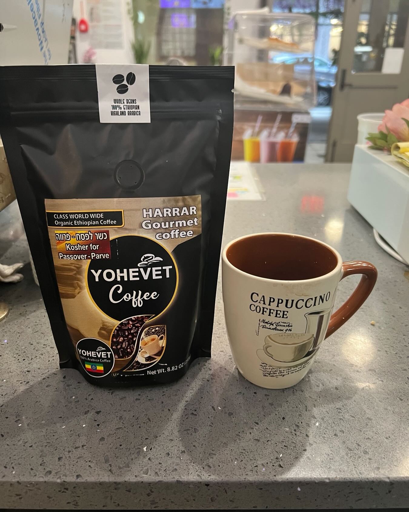 Cappuccino coffee with Harare beans the best ever