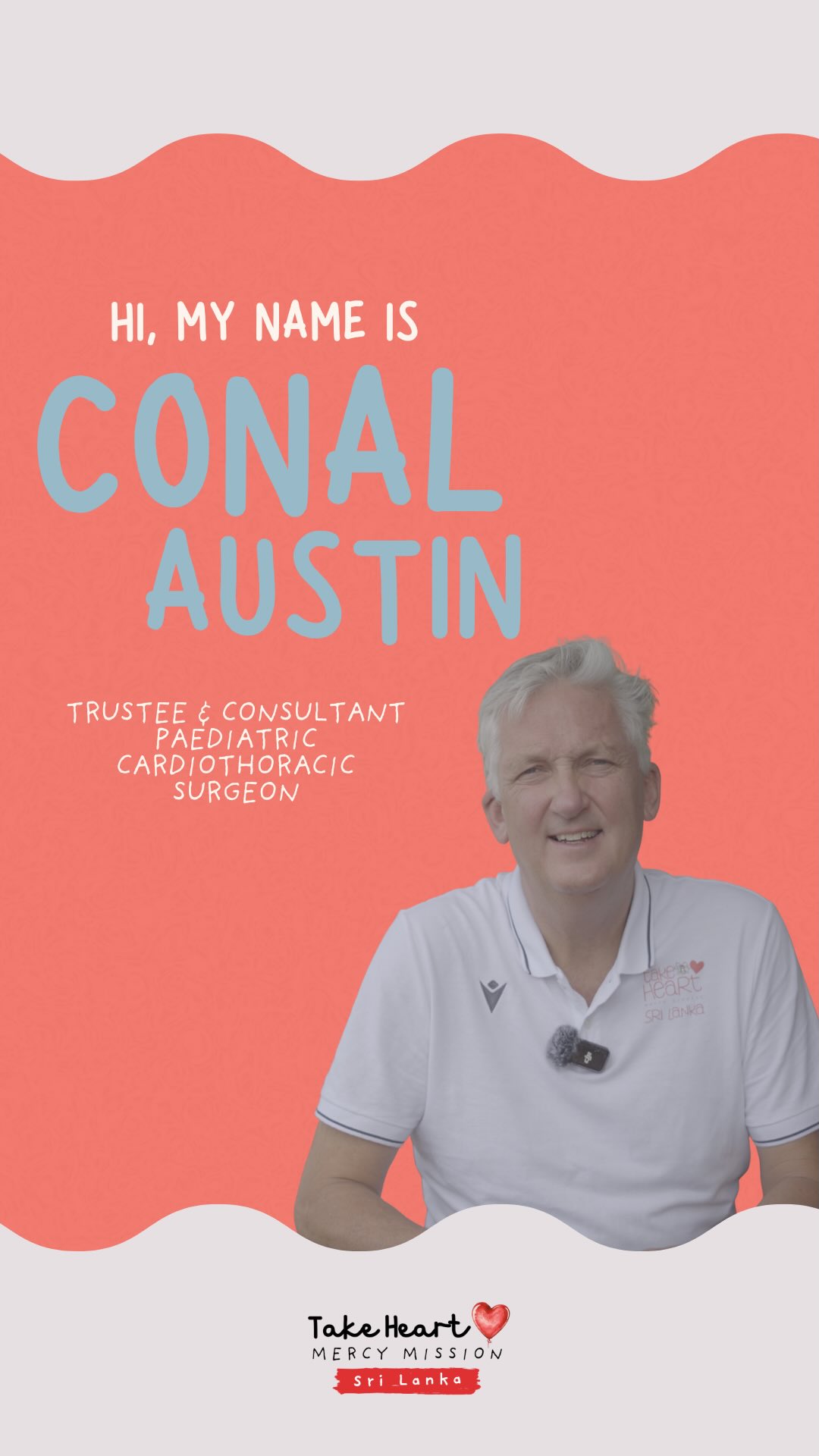 Meet The Team❤️
Introducing Conal Austin, a huge part of our amazing team helping save little hearts in Sri Lanka.
#takeheartmercymission #meettheteam #savinglittlehearts #srilanka #heartsurgery #medicalmission